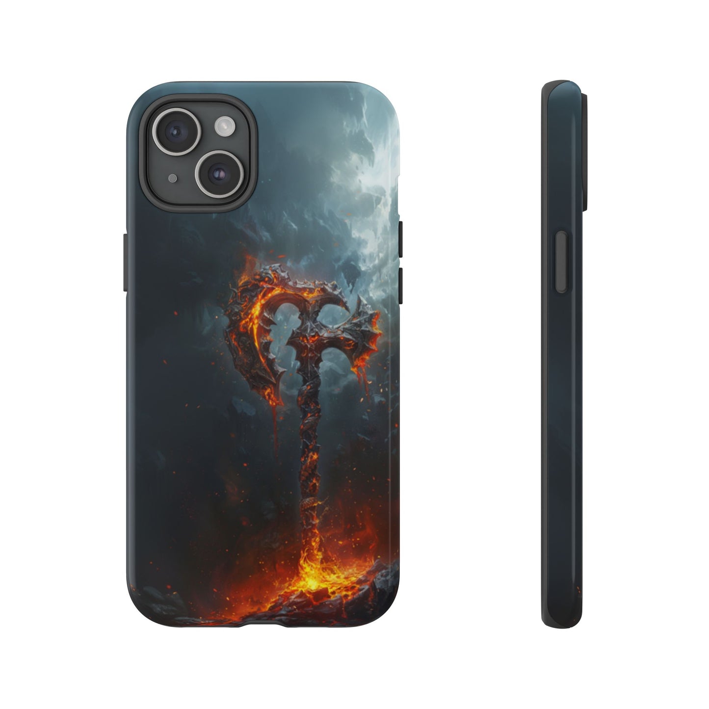 Molten War Axe - Tough iPhone Case
