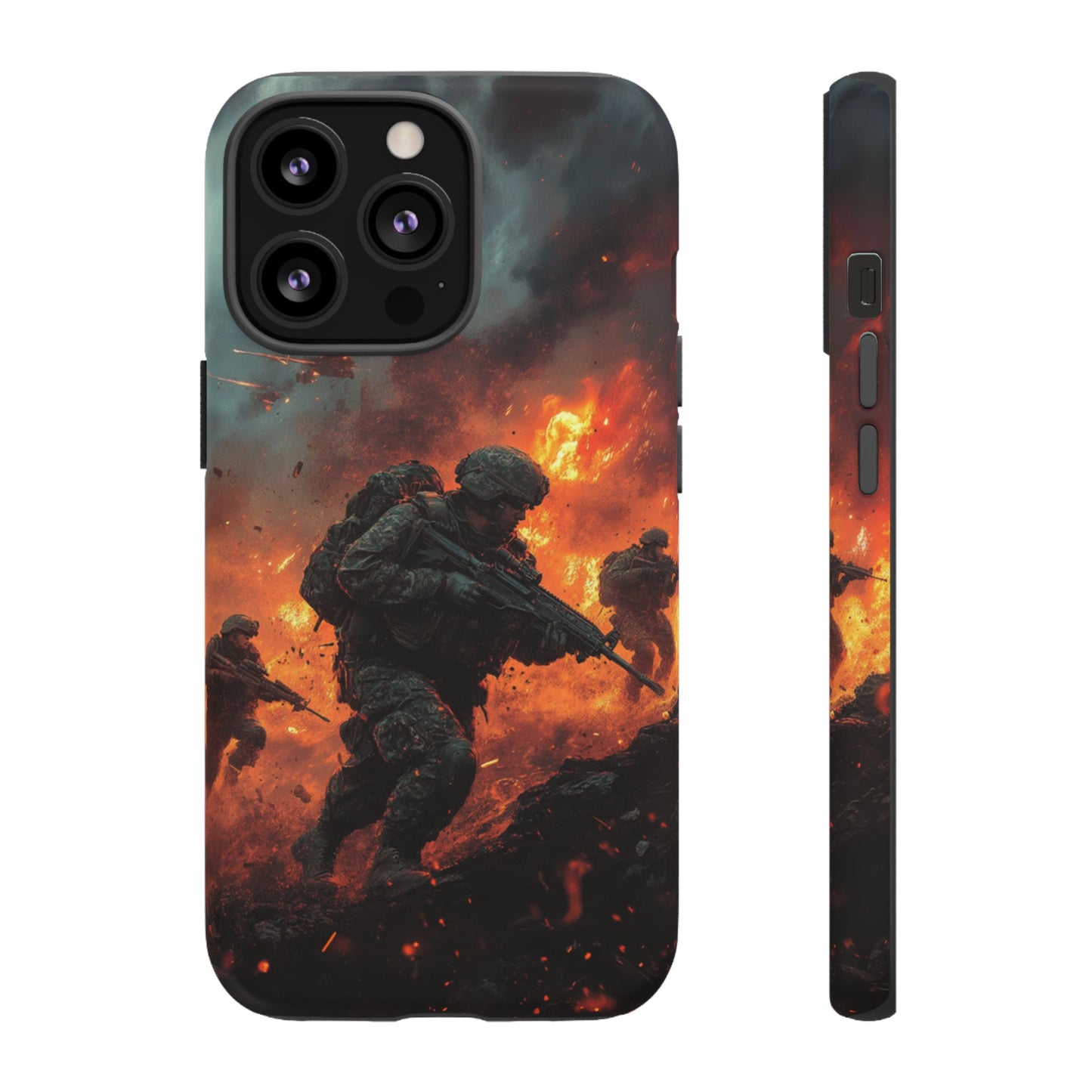 Epic Battlefield Soldier Phone Case - iPhone, Google Pixel, Samsung Galaxy