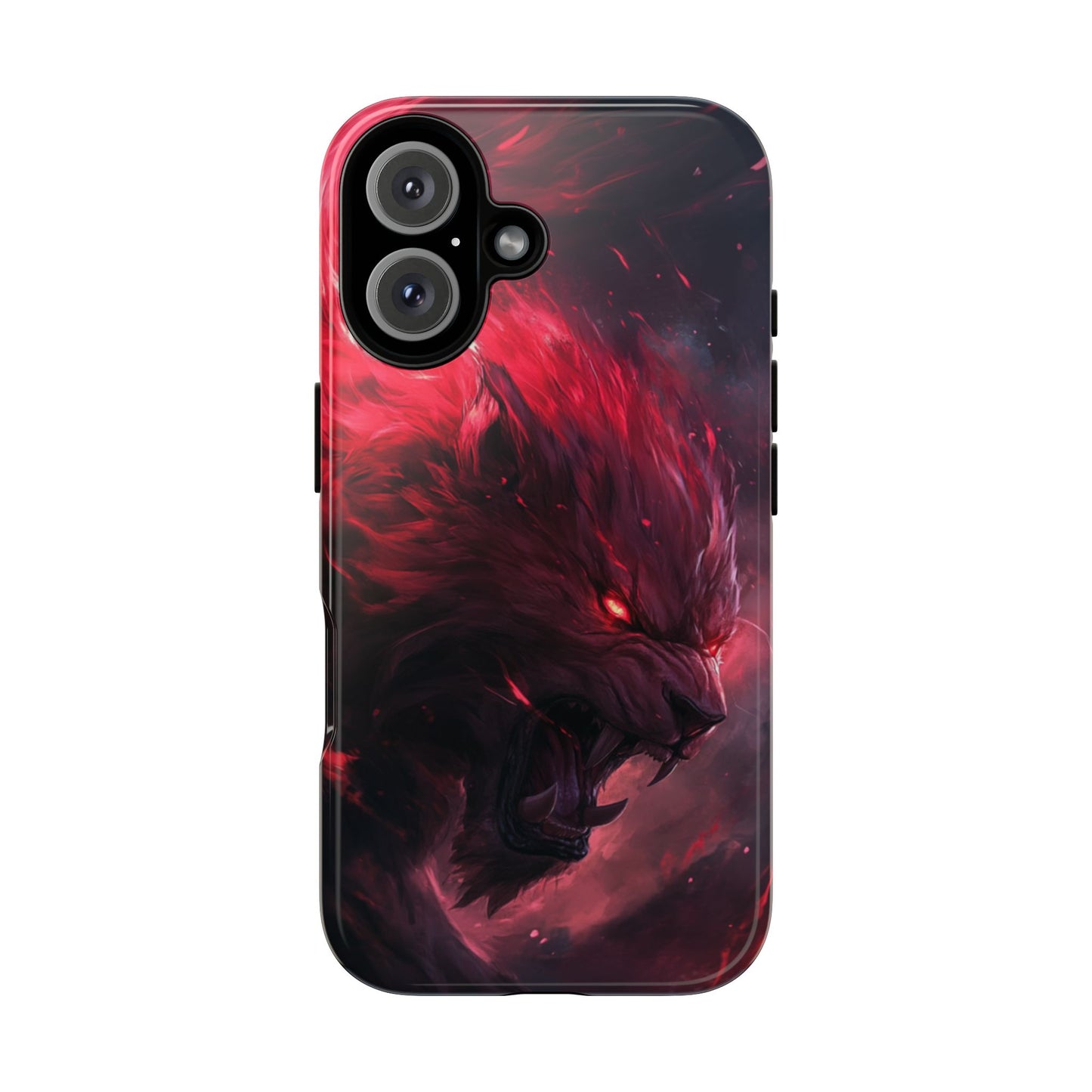 Fiery Wolf Spirit – Tough iPhone Case