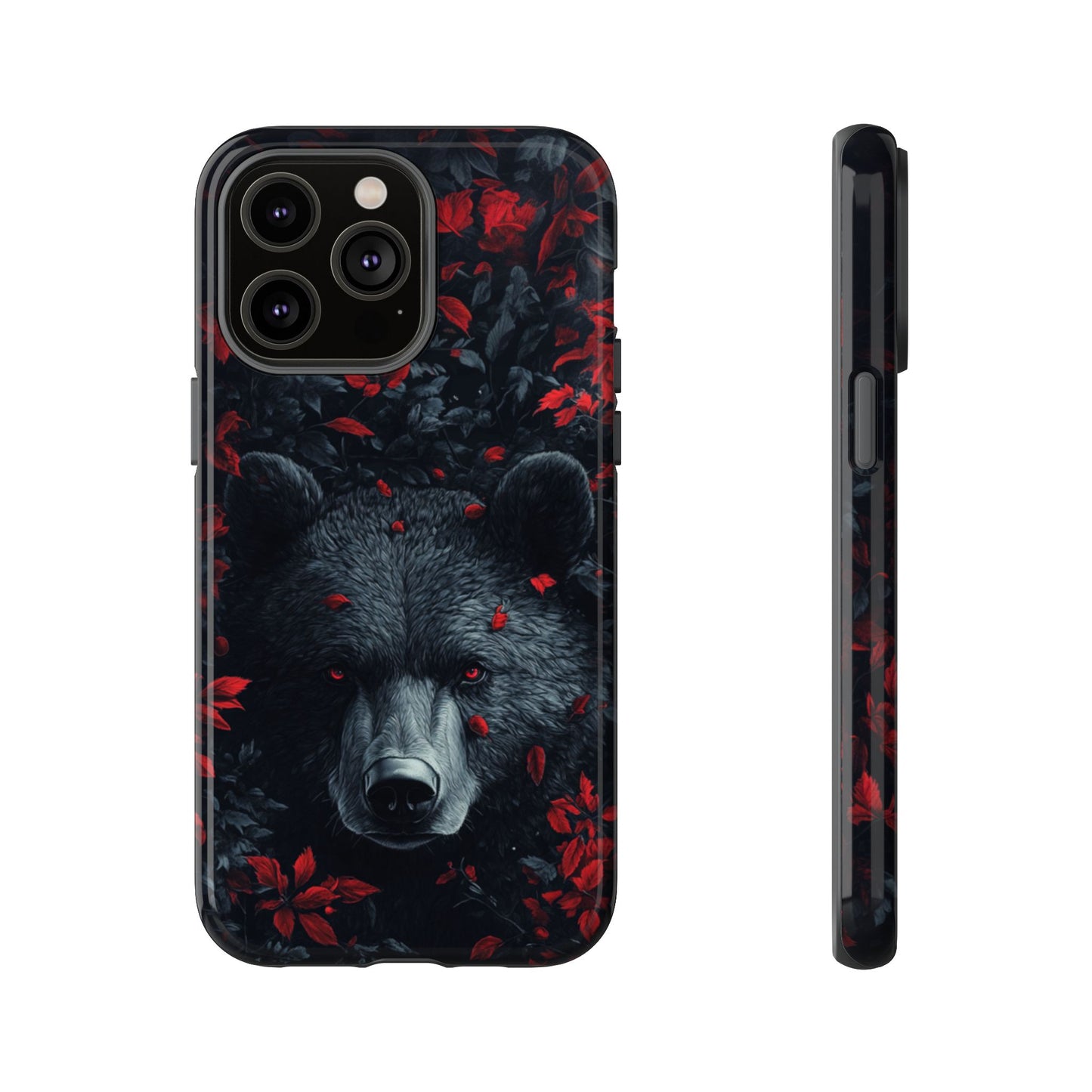 Crimson Bear Thicket – Tough iPhone Case