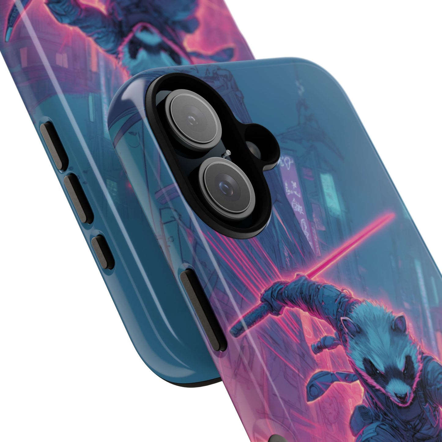 Cyberpunk Ferret - Tough iPhone Case