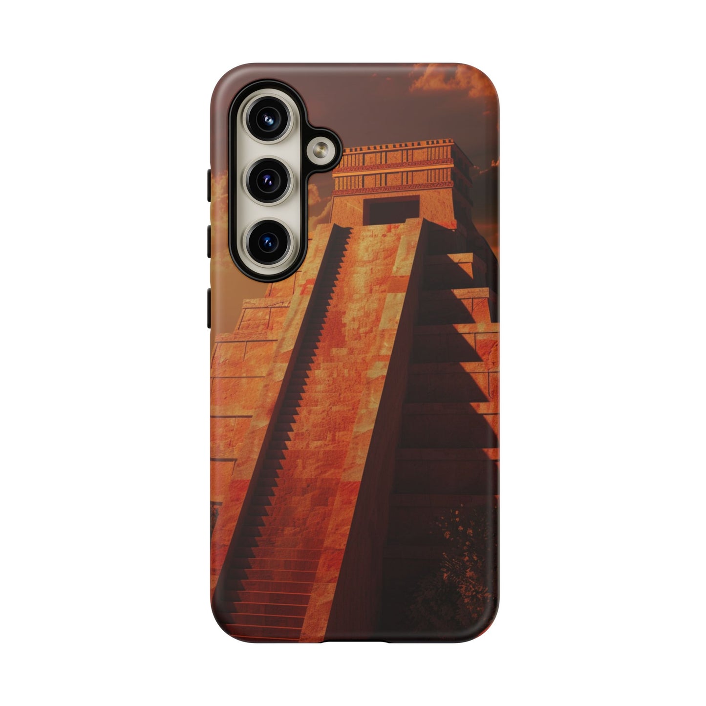 Mayan Pyramid Twilight Phone Case – iPhone, Google Pixel, Samsung Galaxy