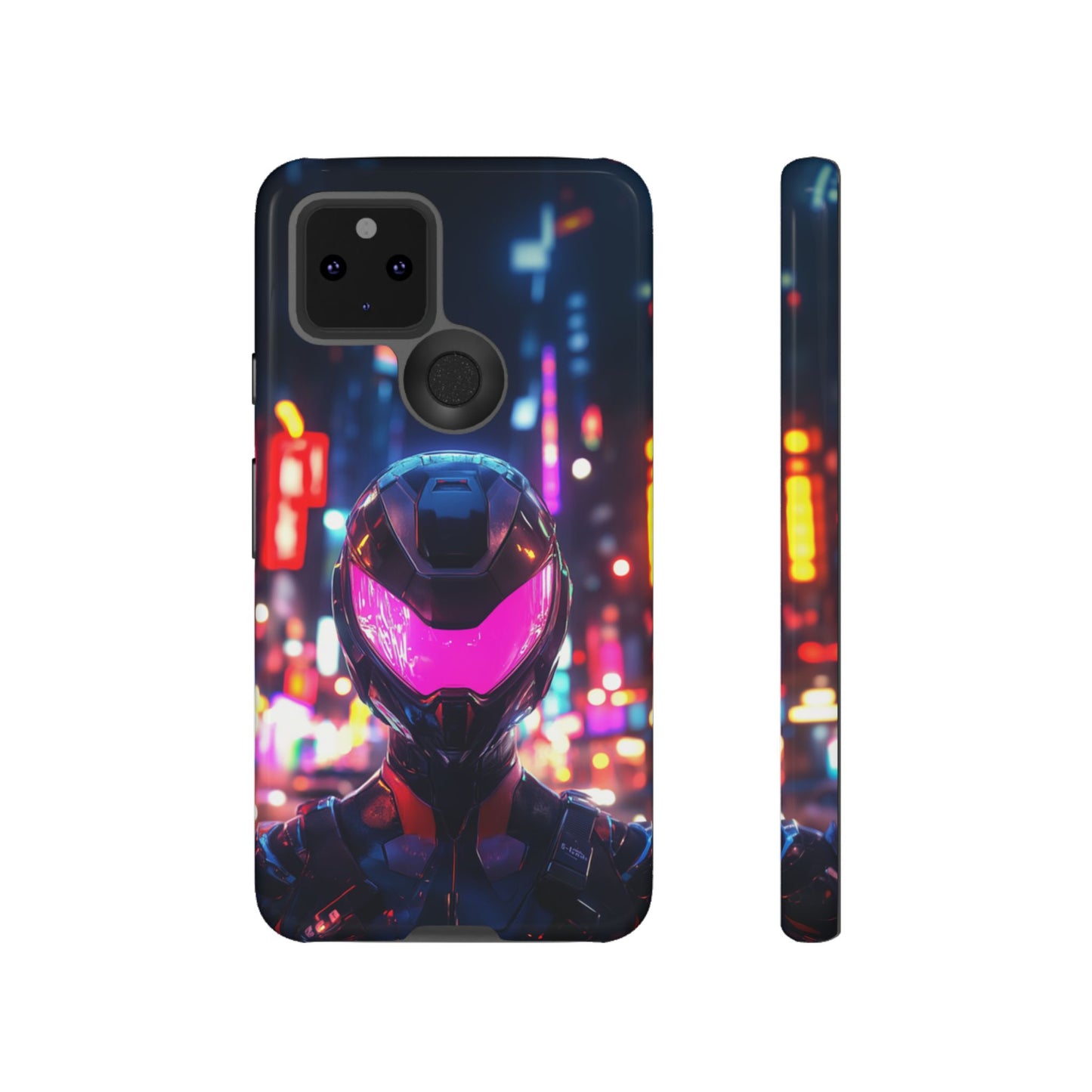 Neon Guardian Warrior – Tough Google Pixel Case