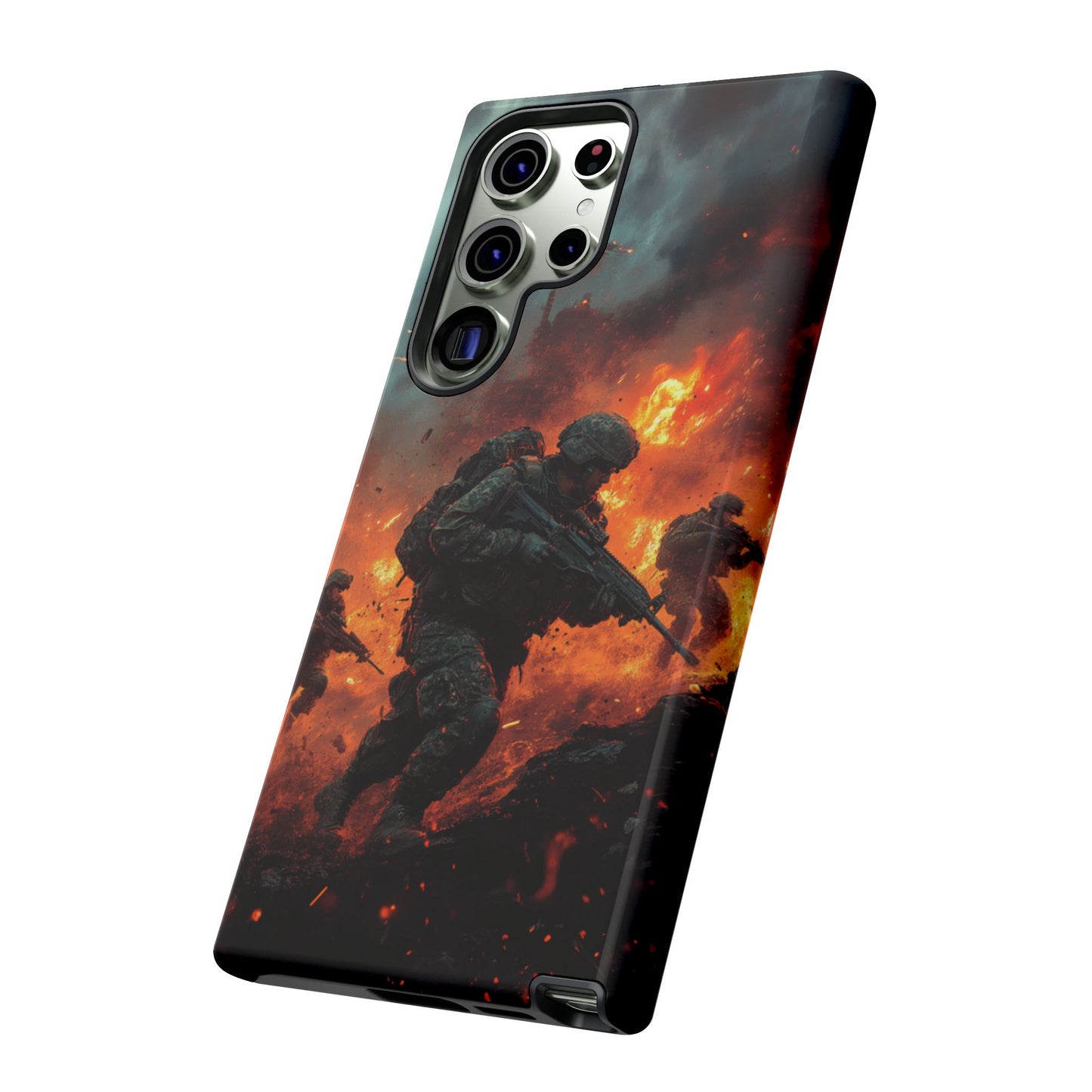 Epic Battlefield Soldier Phone Case - iPhone, Google Pixel, Samsung Galaxy