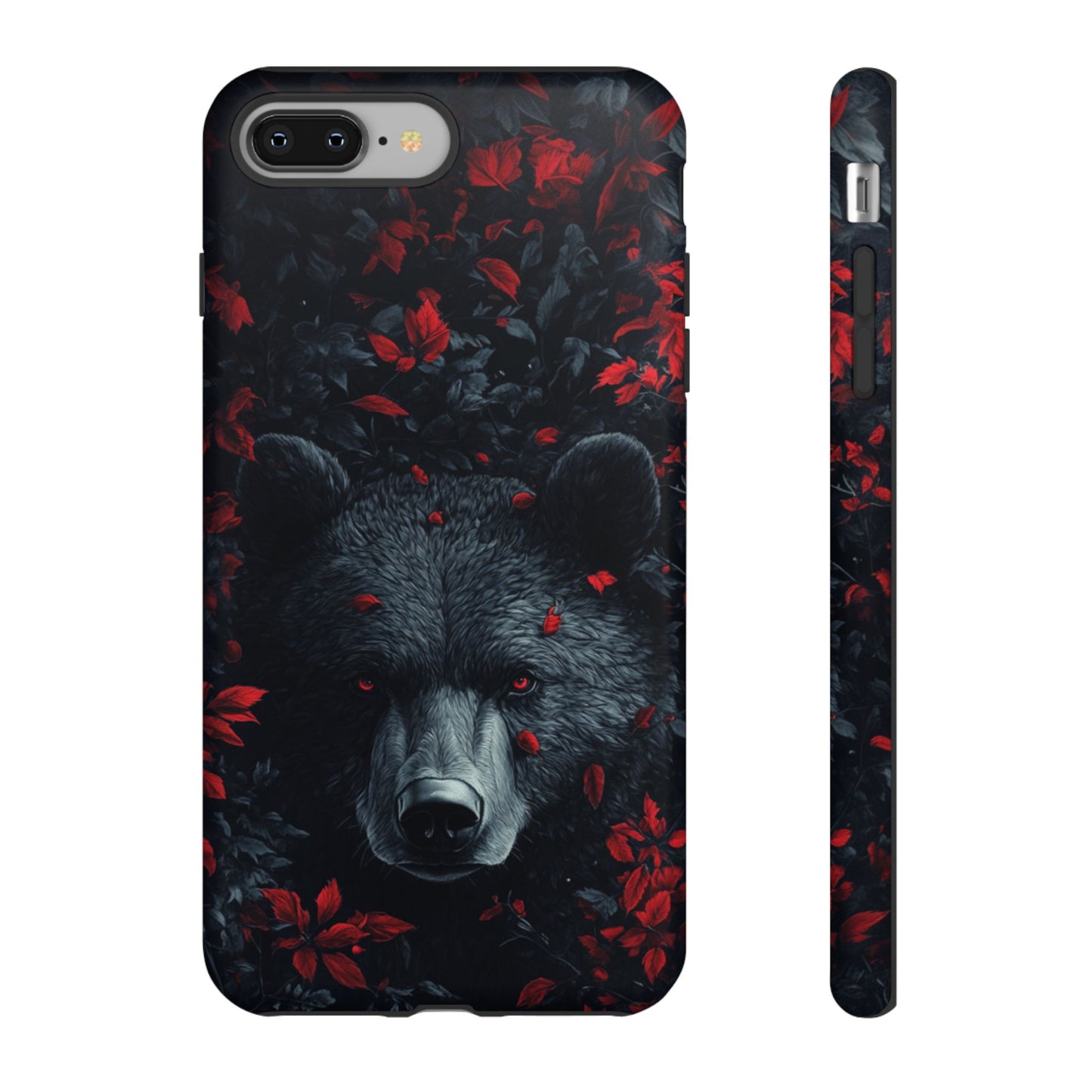 Crimson Bear Thicket – Tough iPhone Case