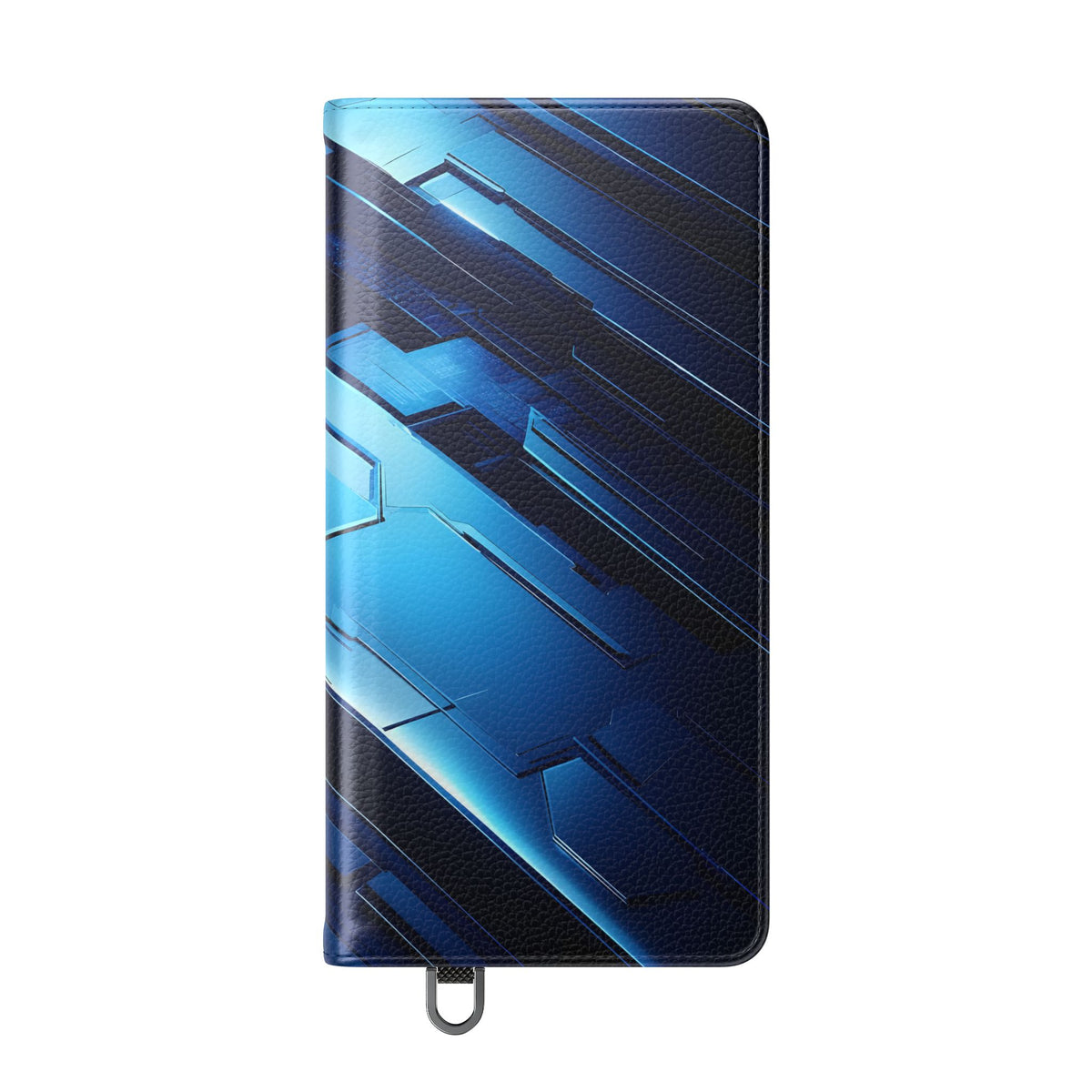 Blue Tech Matrix - Wallet Flip Case