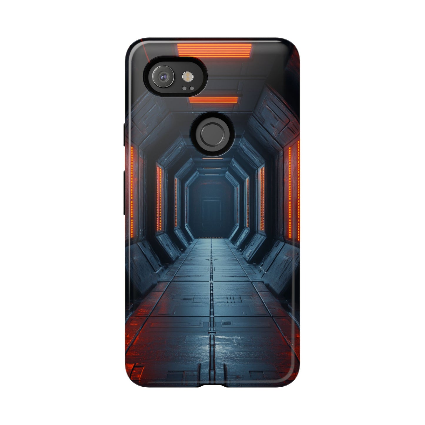 Red Alert Corridor – Tough Google Pixel Case