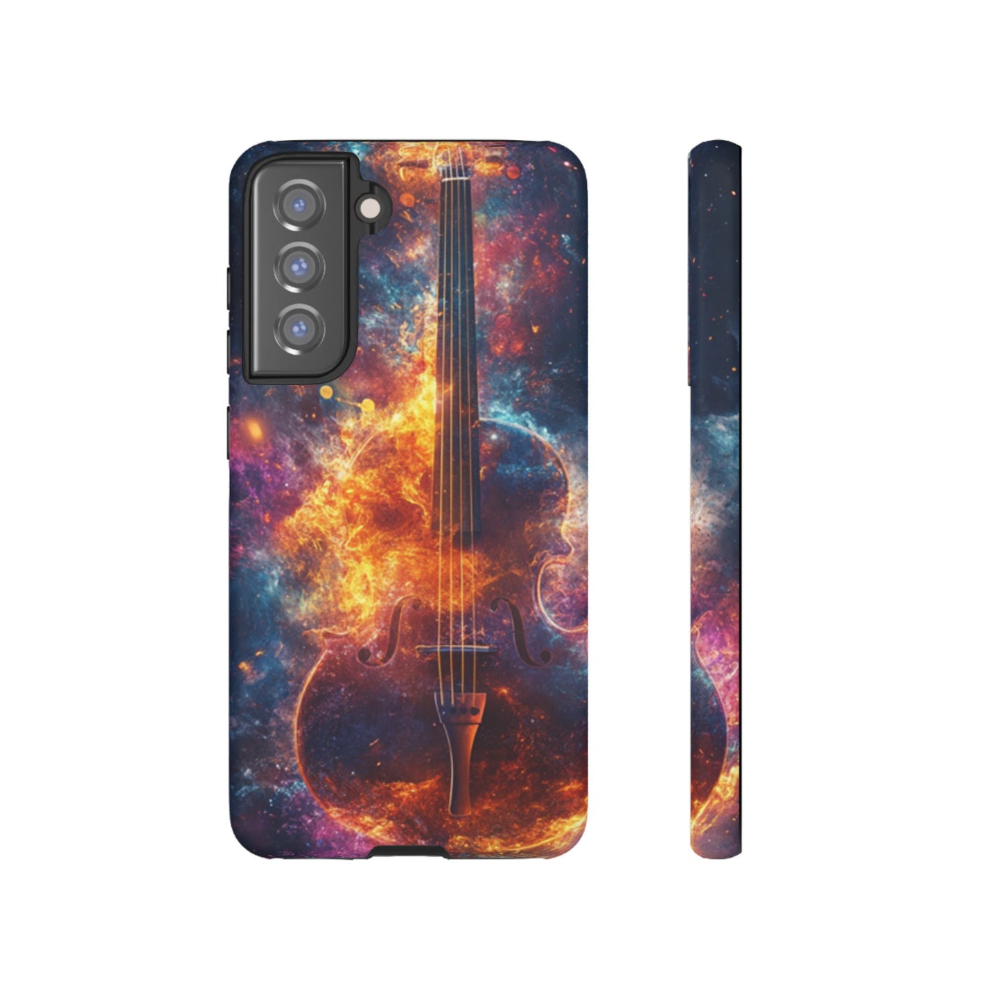 Fiery Violin Galaxy Phone Case – iPhone, Samsung, Google Pixel