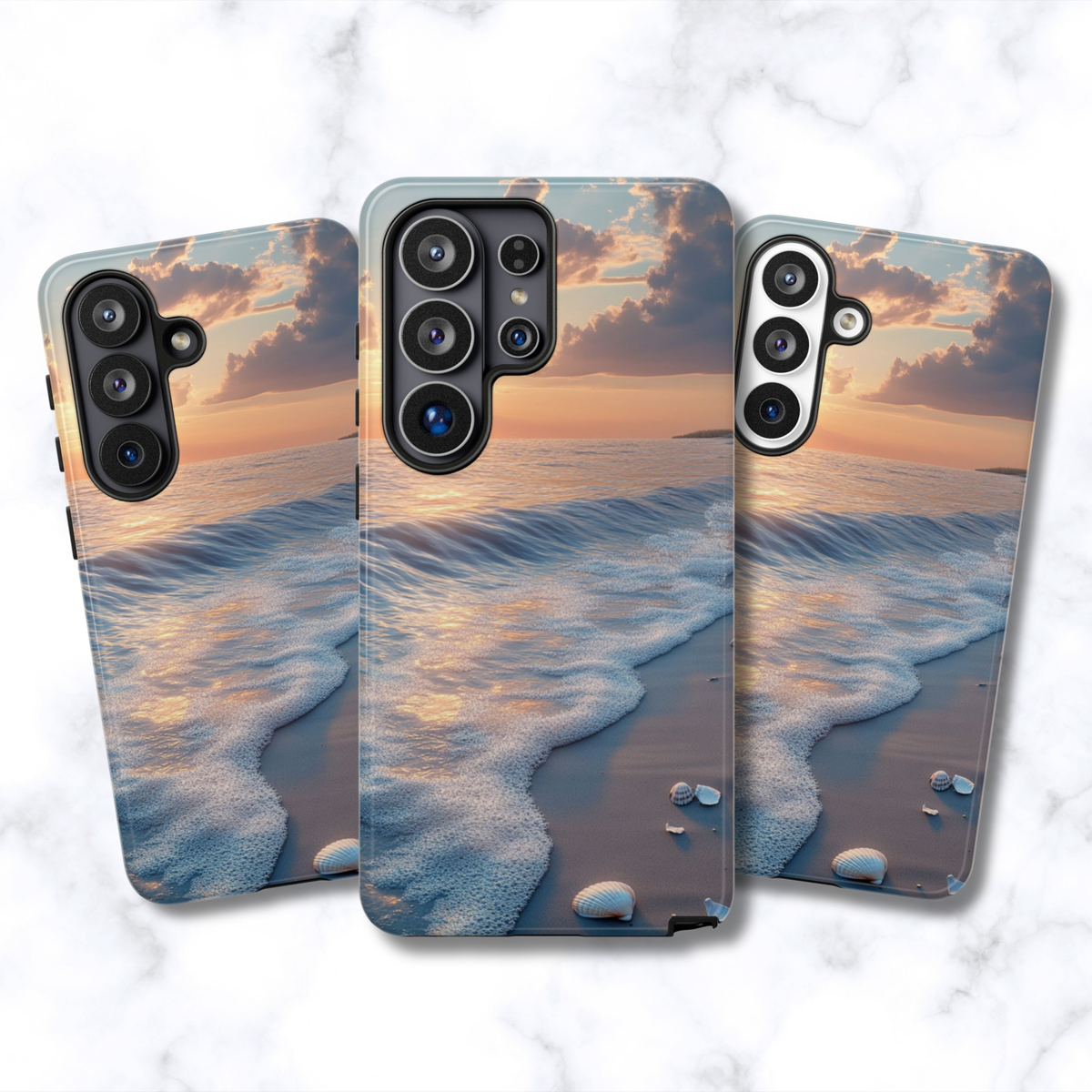 Sunset Beach Waves - Samsung Galaxy Case