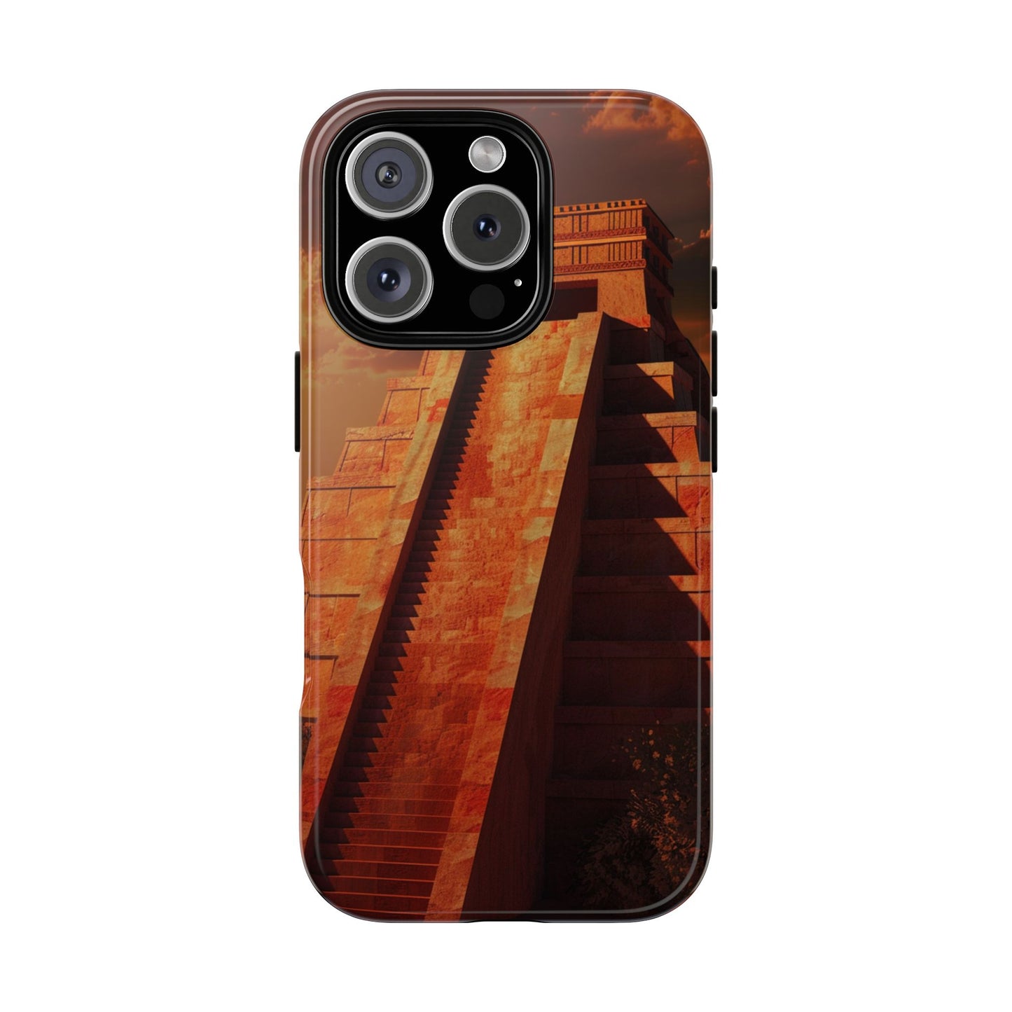Mayan Pyramid Twilight Phone Case – iPhone, Google Pixel, Samsung Galaxy