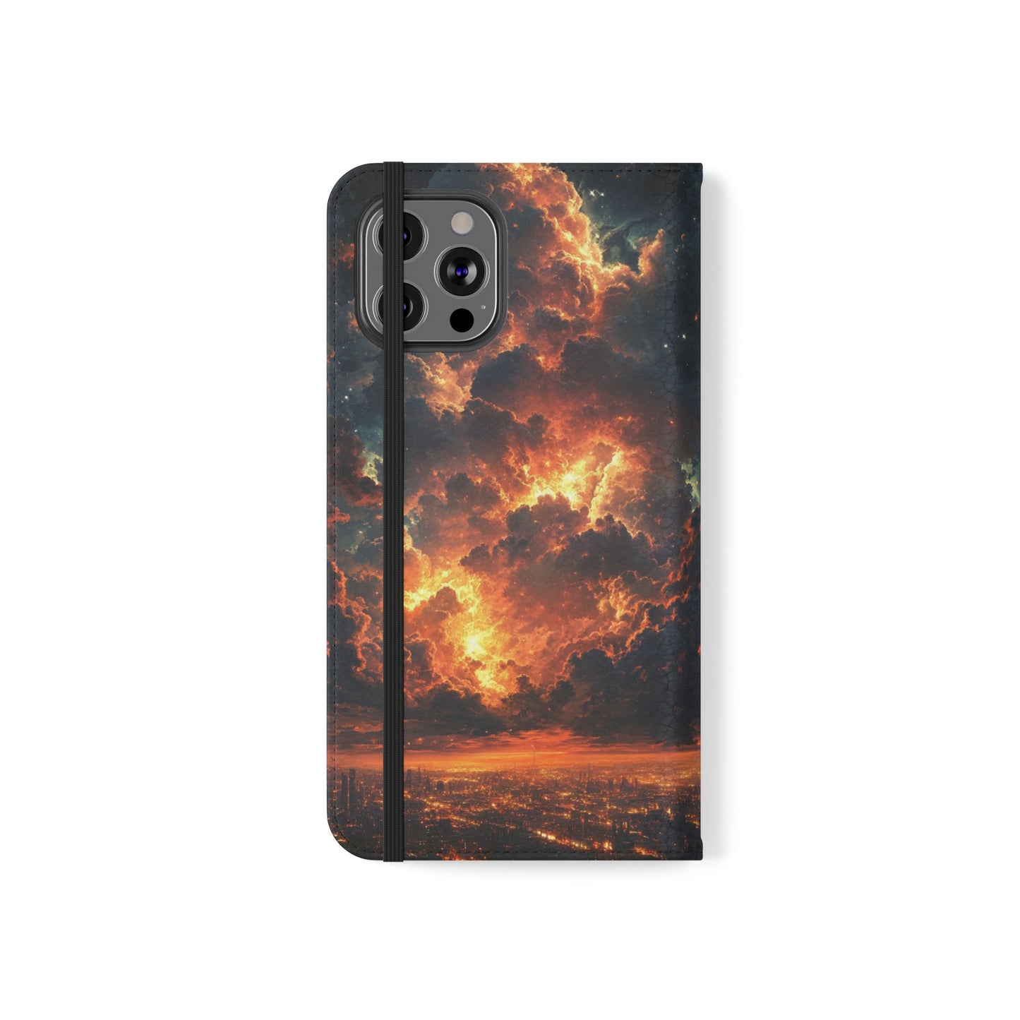 Cosmic Storm - Wallet Flip Case