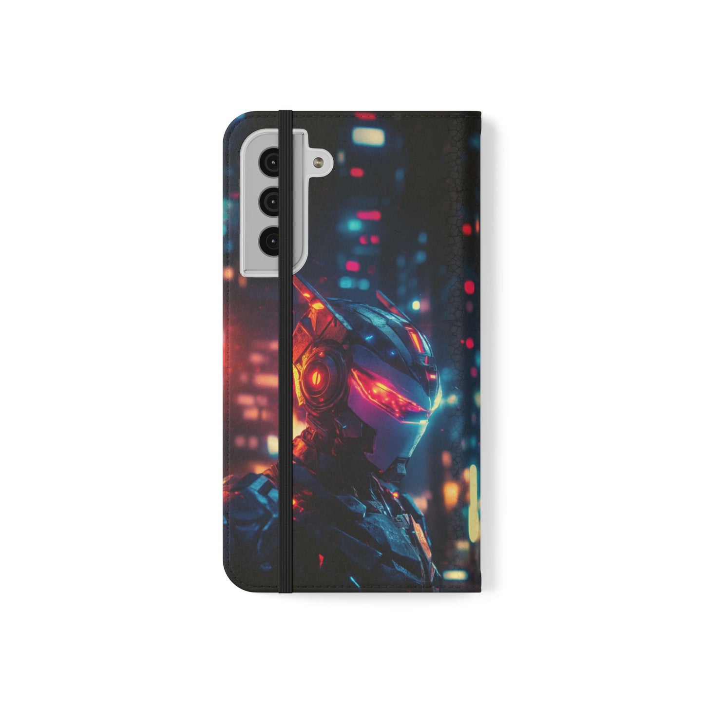 Neon Cyborg - Wallet Flip Case