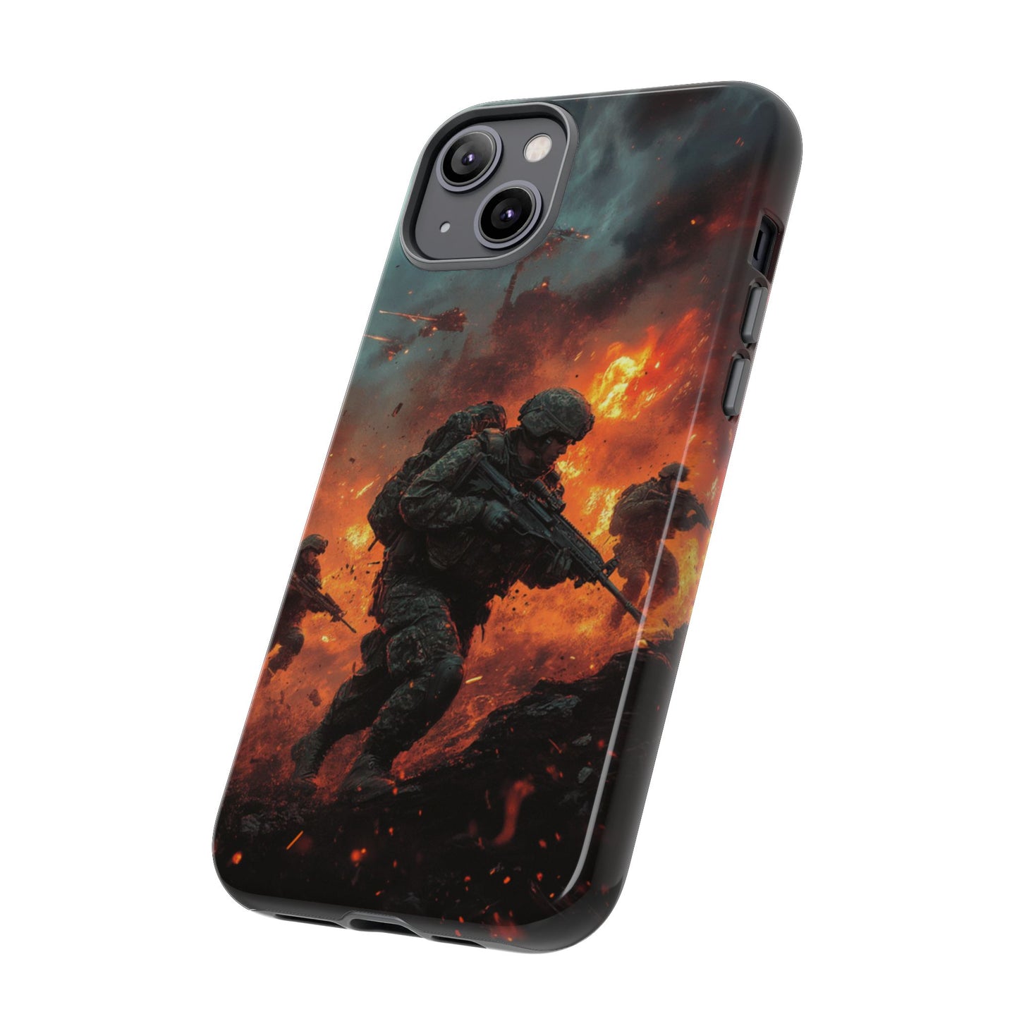 Epic Battlefield Soldier Phone Case - iPhone, Google Pixel, Samsung Galaxy