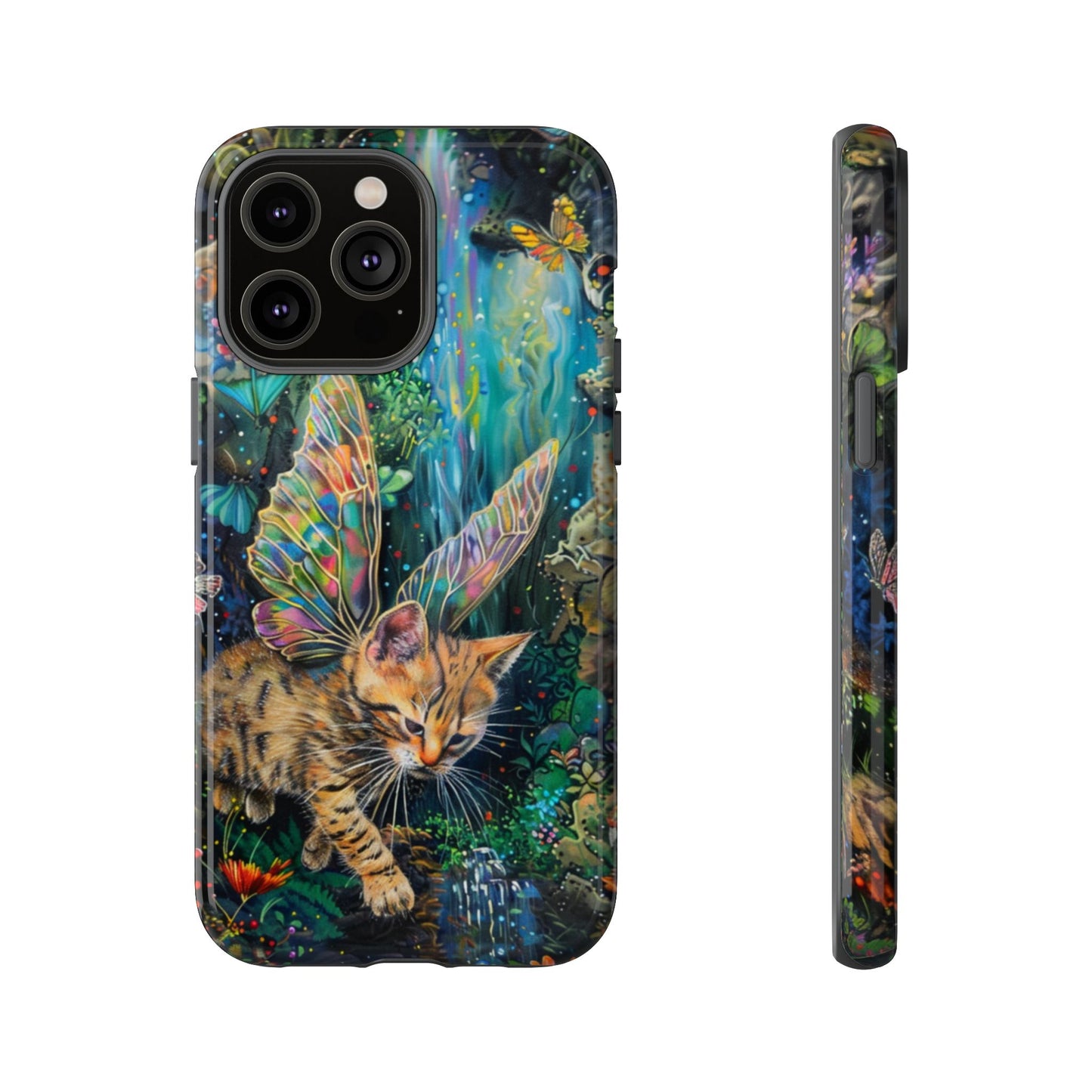 Fairy Garden Cat Phone Case – iPhone, Google Pixel, Samsung Galaxy