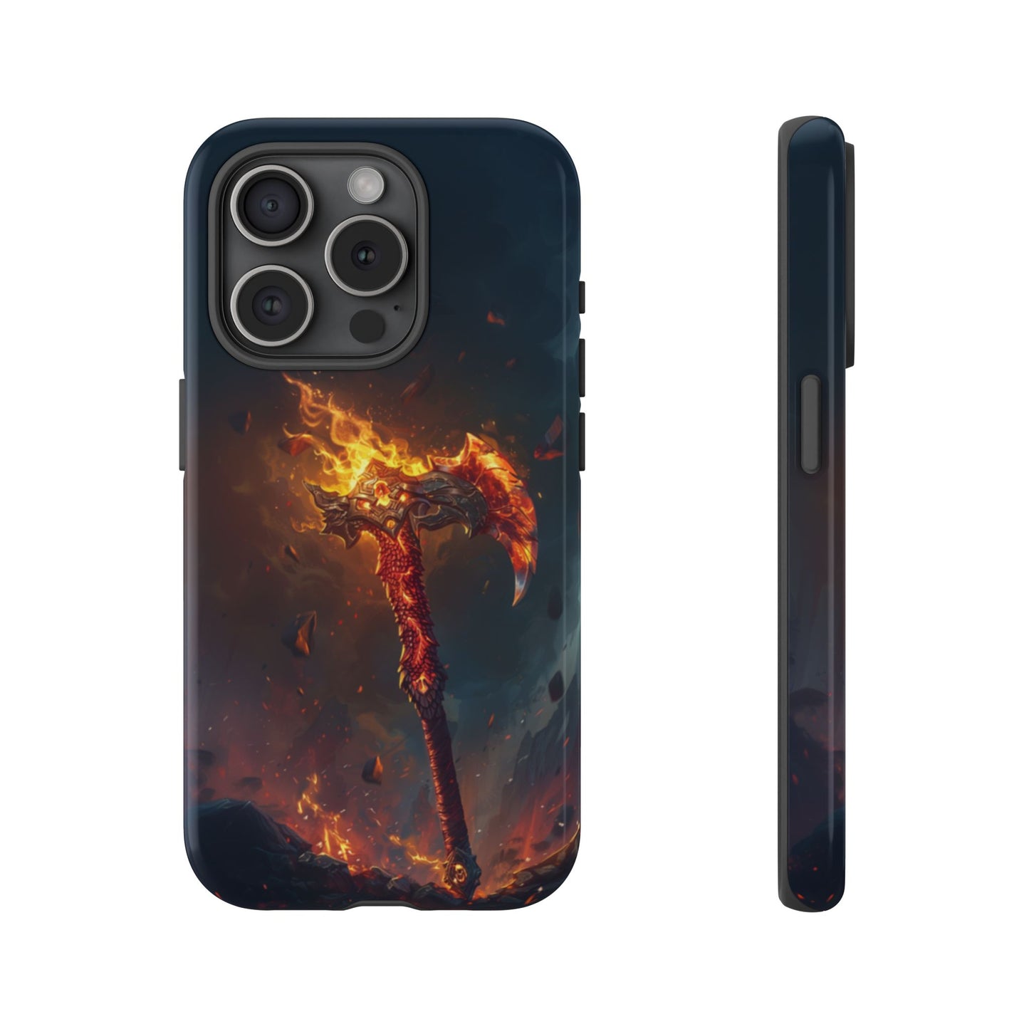 Dragon Fire Axe - Tough iPhone Case