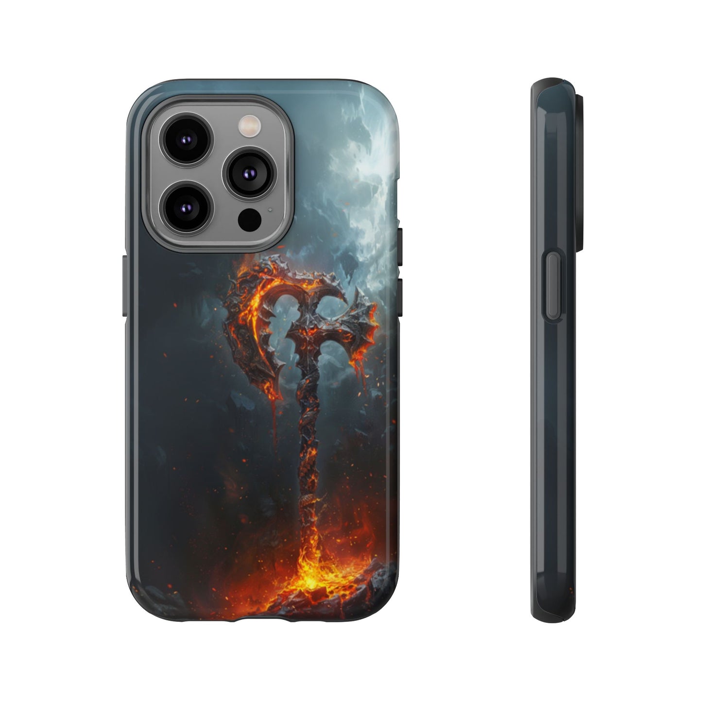 Molten War Axe - Tough iPhone Case