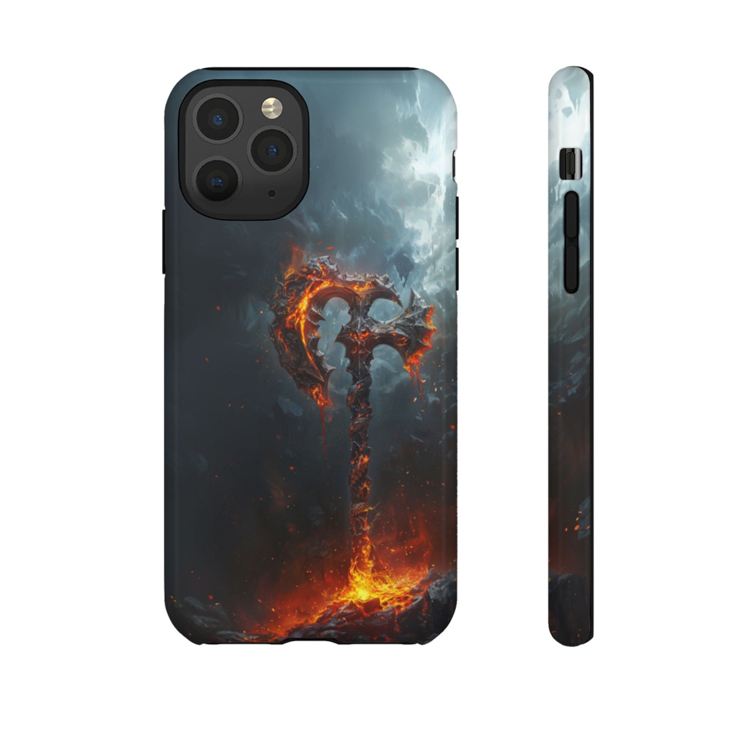 Molten War Axe - Tough iPhone Case