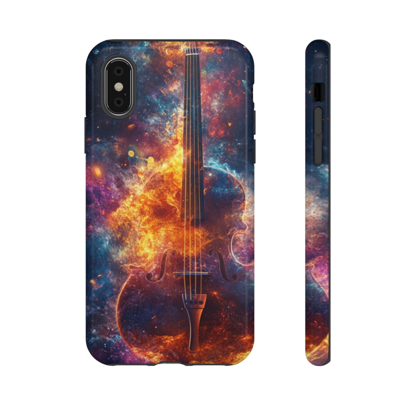 Fiery Violin Galaxy Phone Case – iPhone, Samsung, Google Pixel