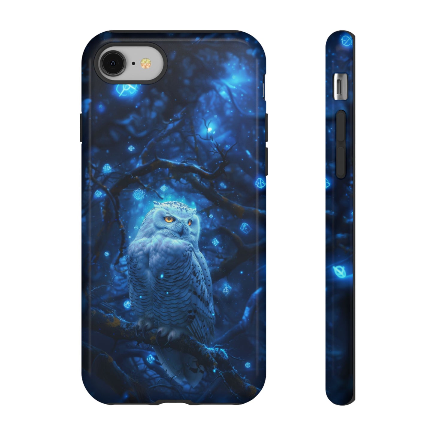 Luminous Rune Owl – Tough iPhone Case