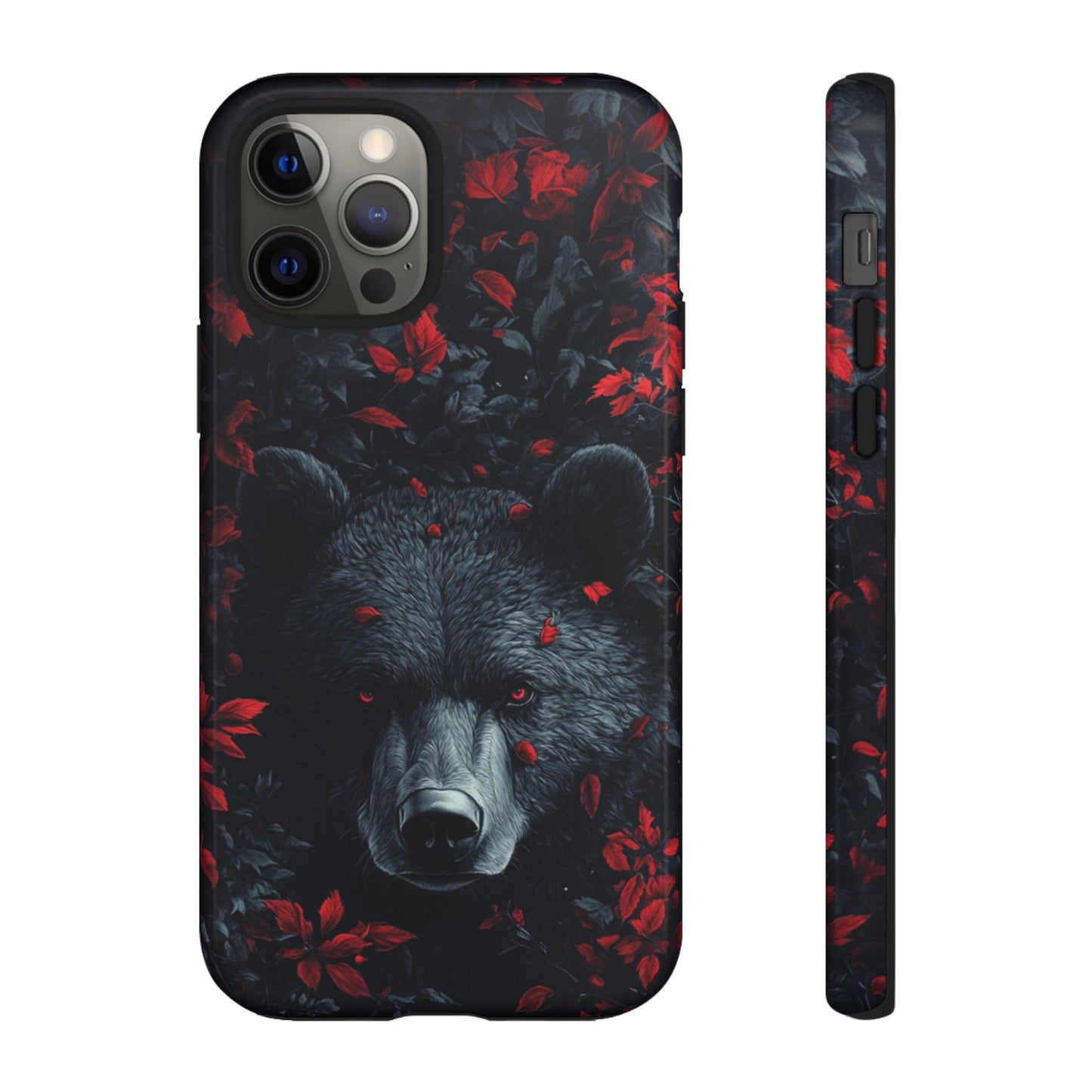 Crimson Bear Thicket – Tough iPhone Case