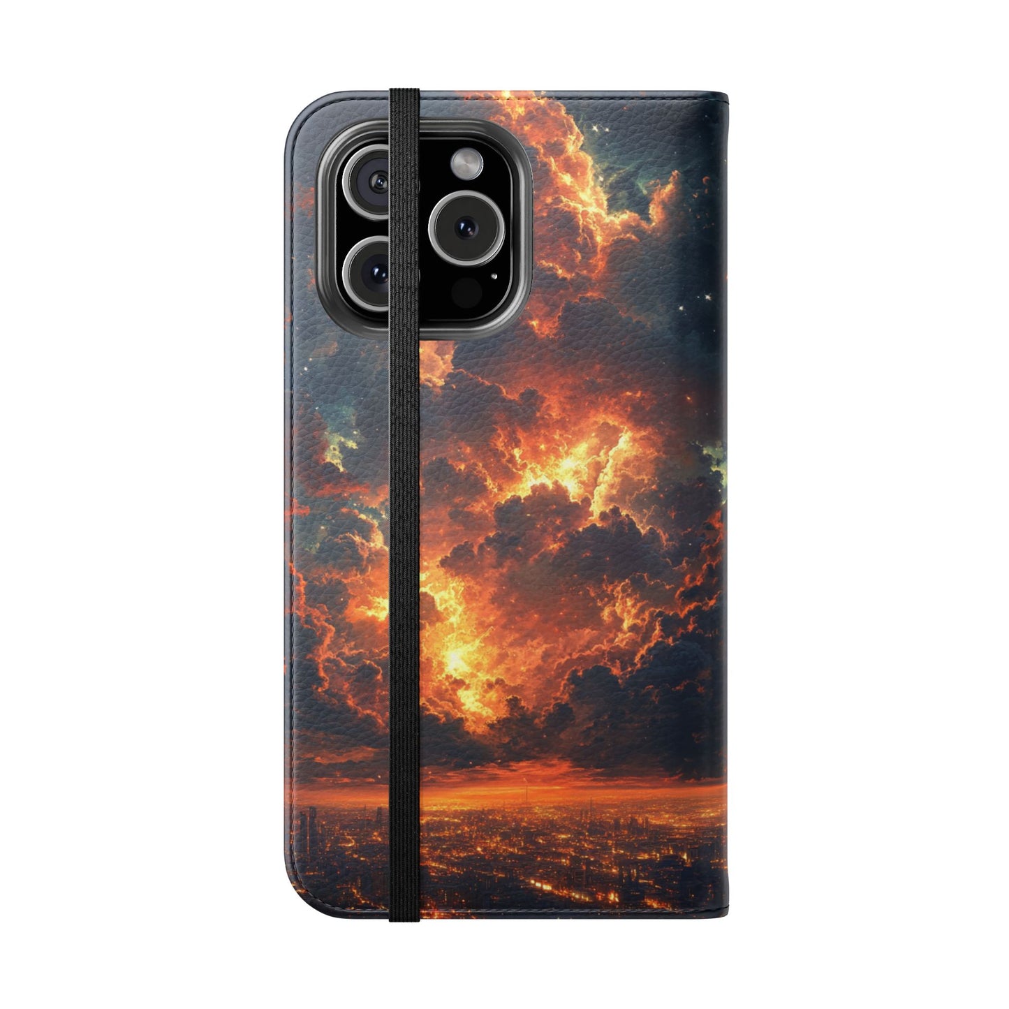 Cosmic Storm - Wallet Flip Case