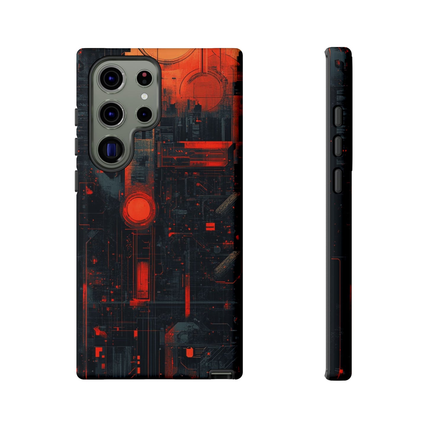 Neon Circuit Matrix – Tough Samsung Galaxy Case