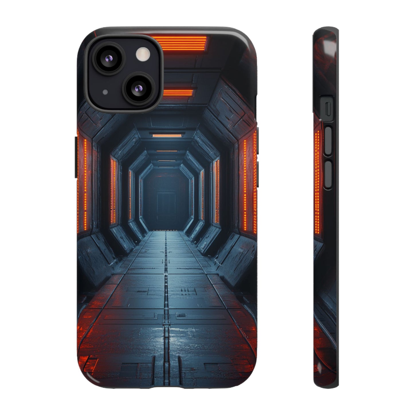 Red Alert Corridor – Tough iPhone Case