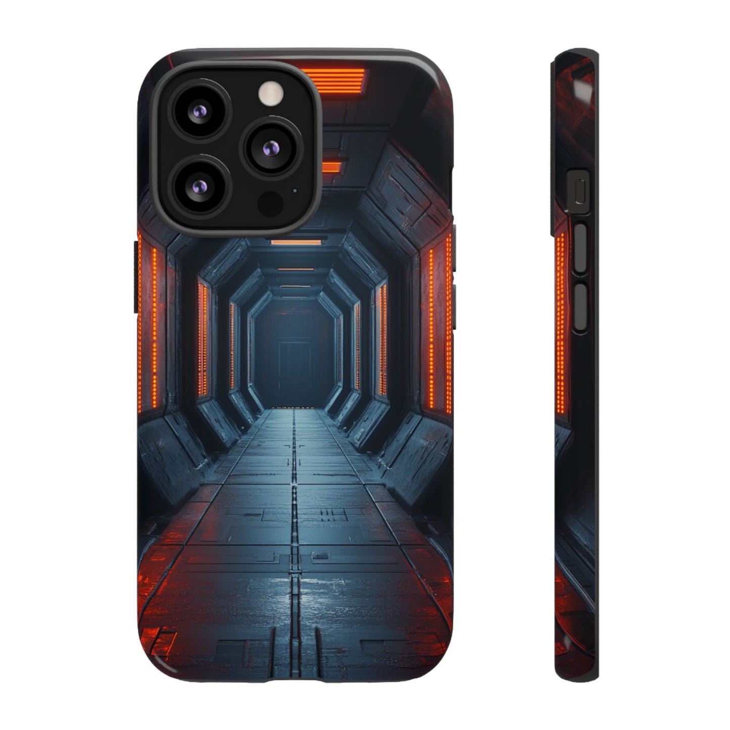 Red Alert Corridor – Tough iPhone Case