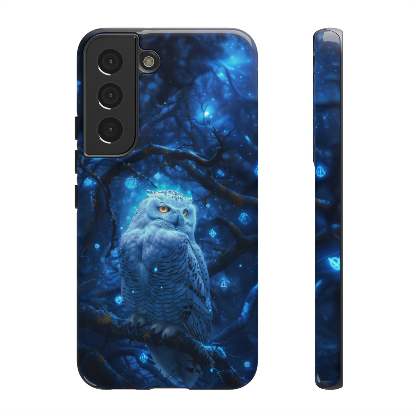 Luminous Rune Owl – Tough Samsung Galaxy Case