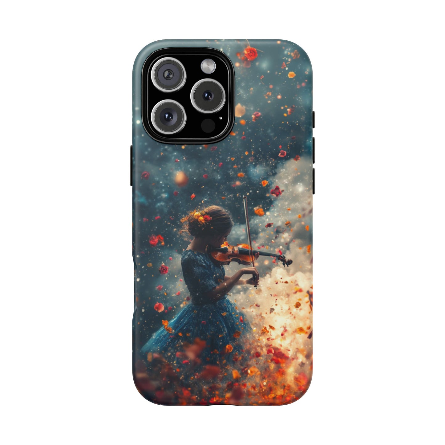 Petal Breeze Violinist Phone Case - iPhone, Google Pixel, Samsung Galaxy