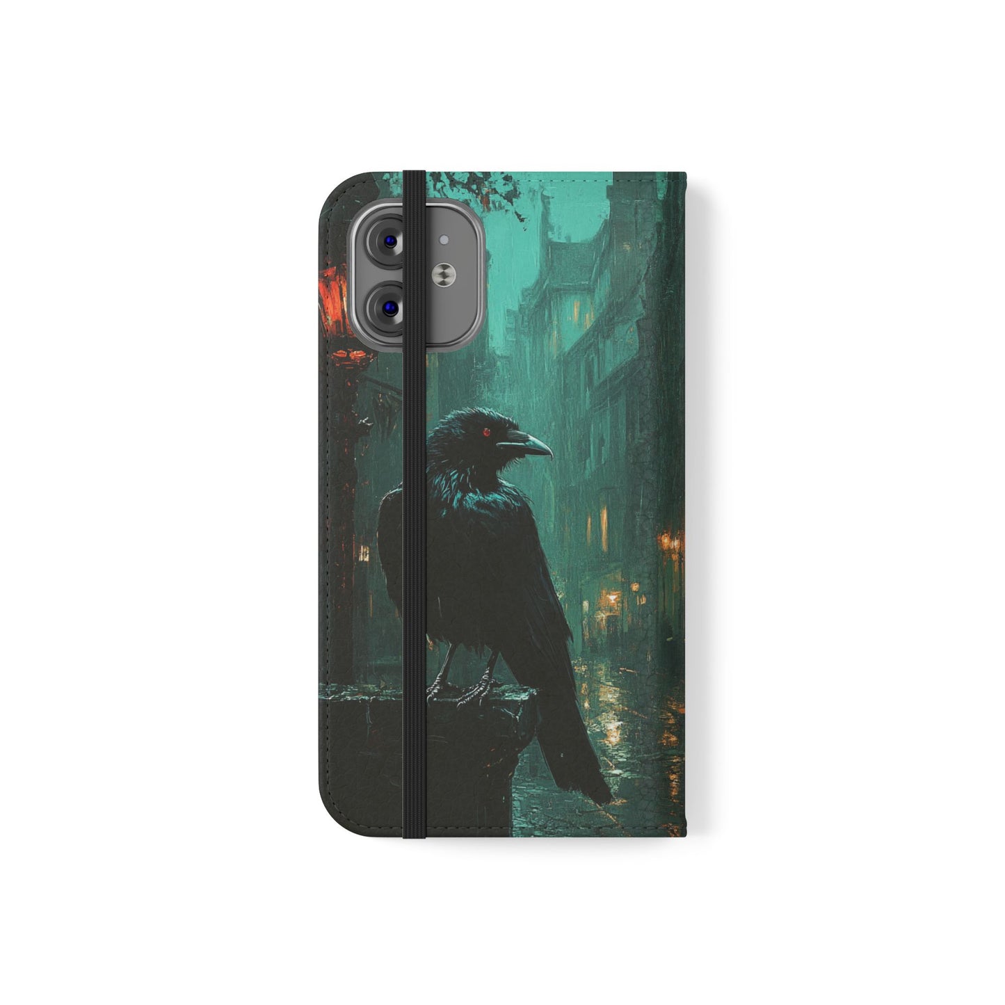Victorian Raven - Wallet Flip Case