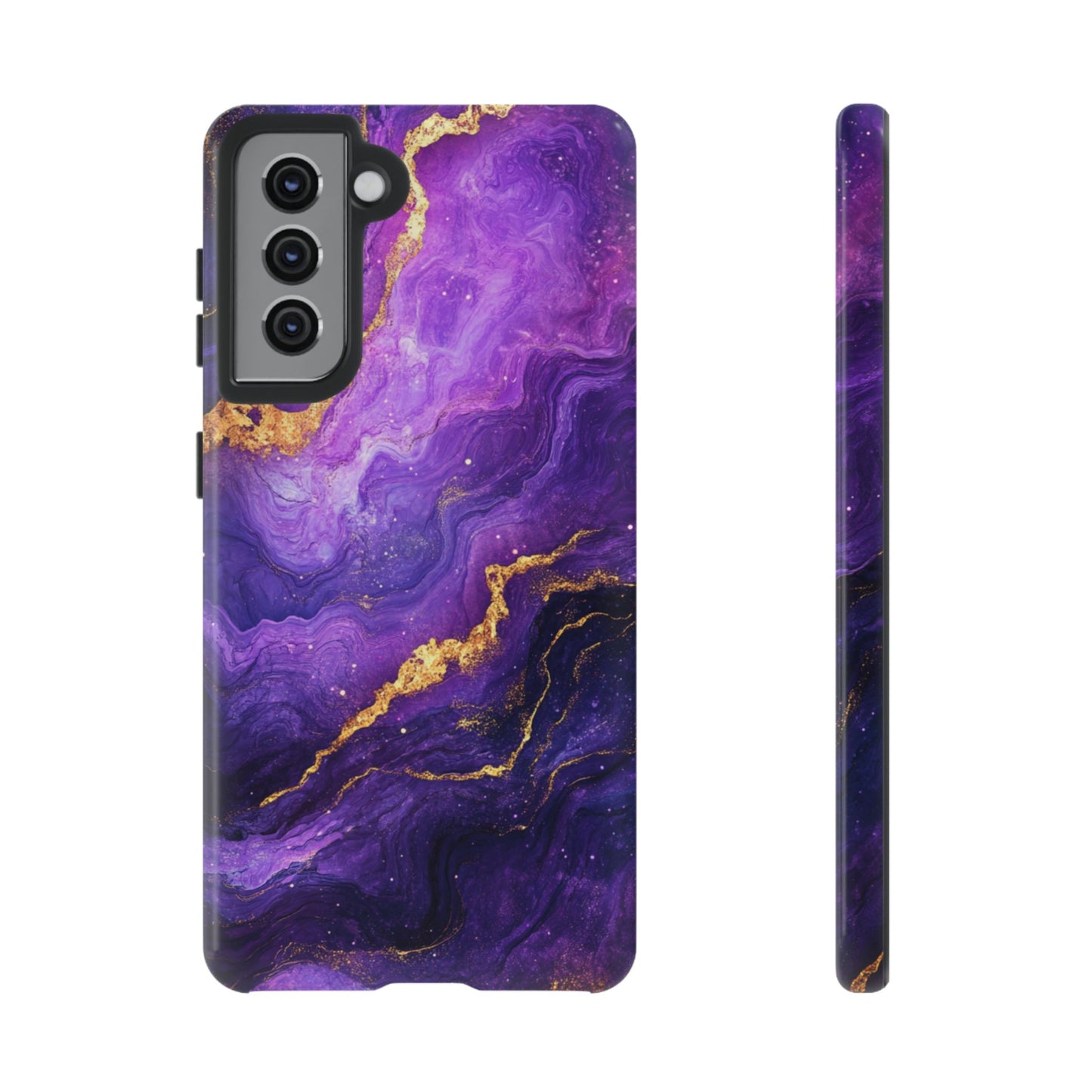 Amethyst Gold Marble – Tough Samsung Galaxy Case