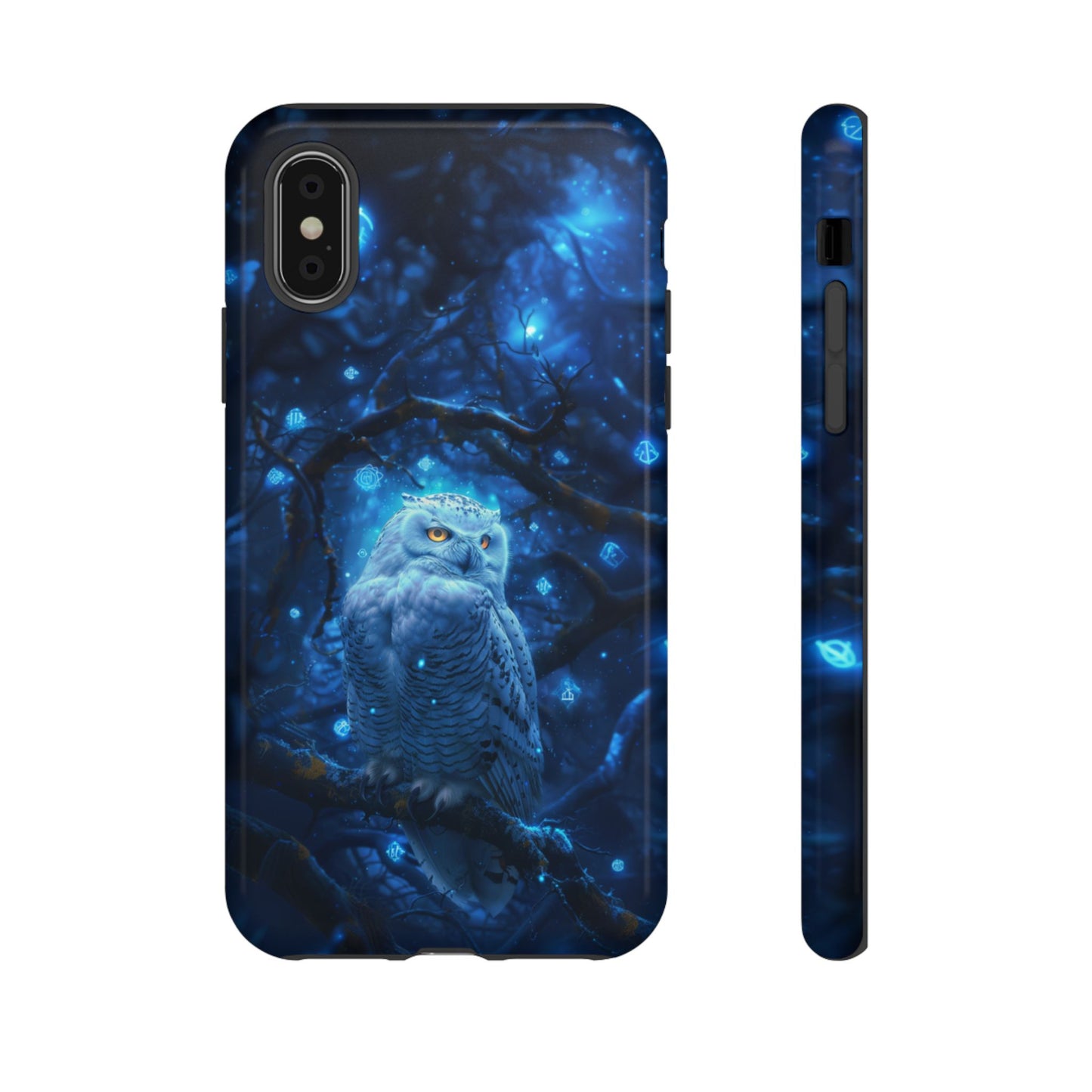 Luminous Rune Owl – Tough iPhone Case