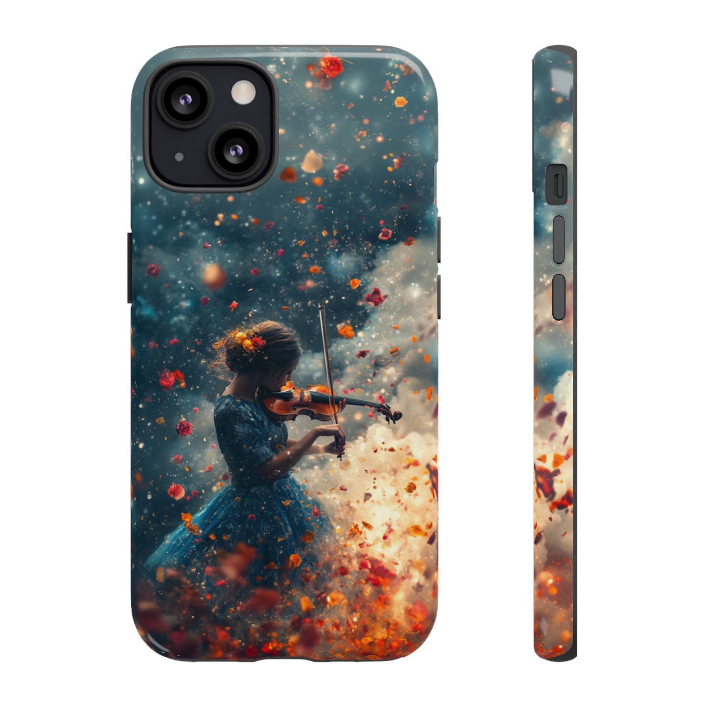 Petal Breeze Violinist Phone Case - iPhone, Google Pixel, Samsung Galaxy