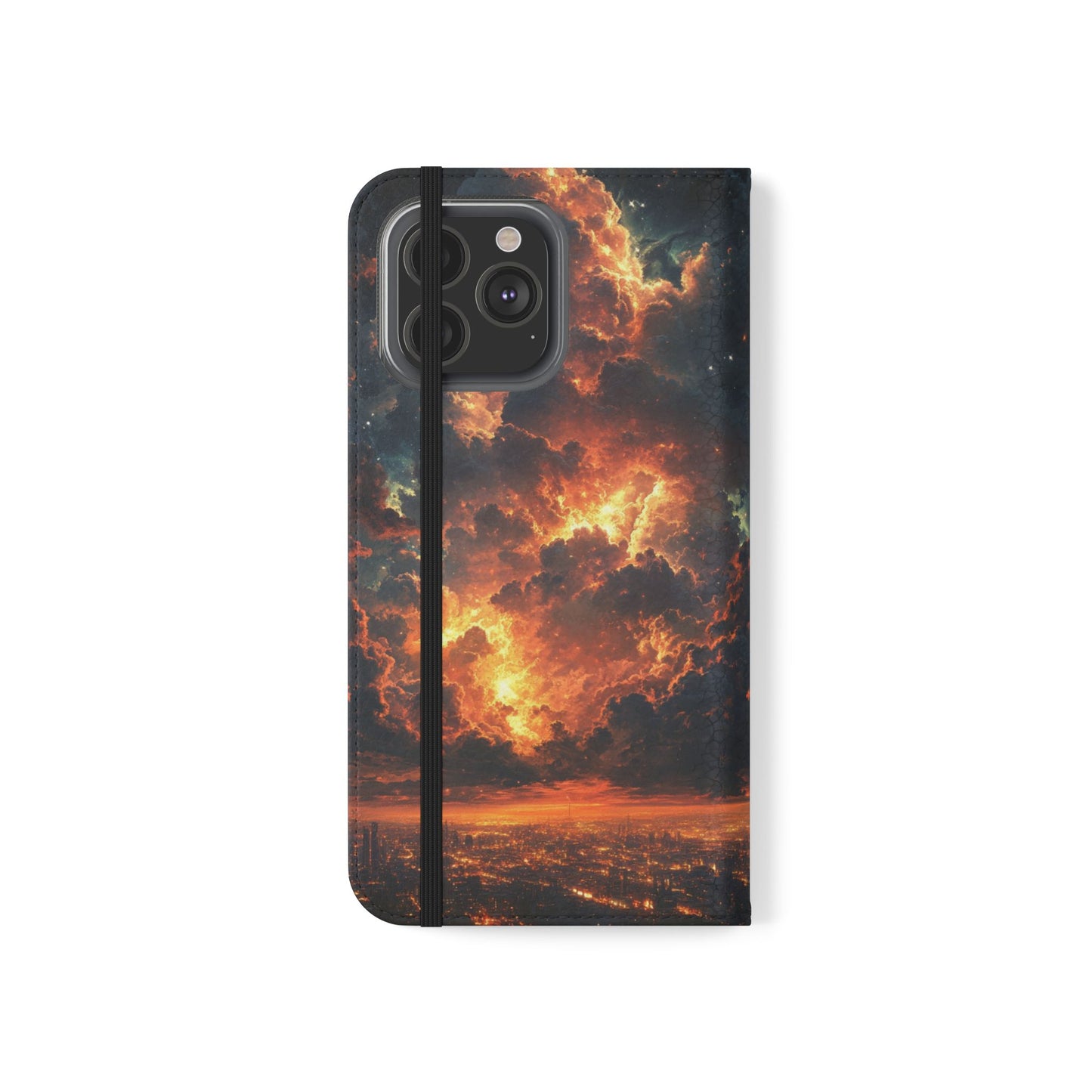 Cosmic Storm - Wallet Flip Case
