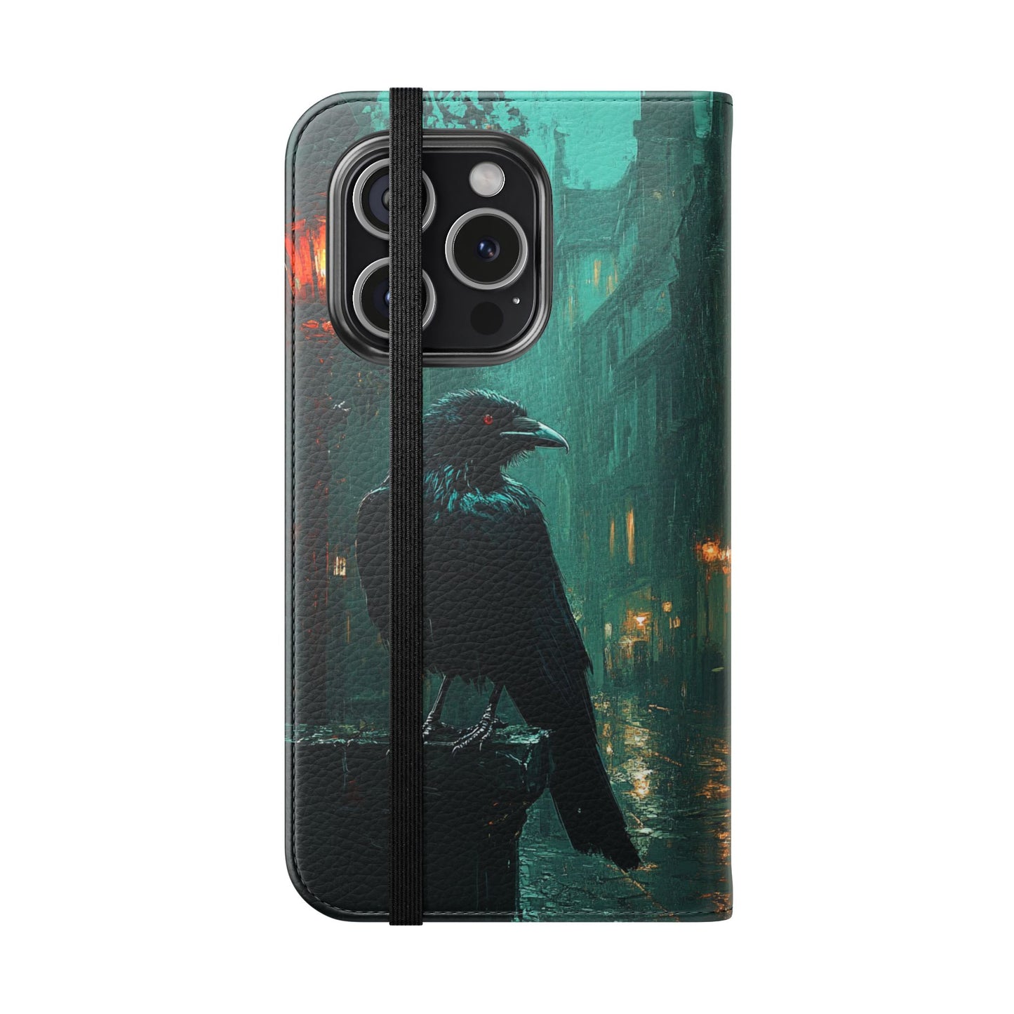 Victorian Raven - Wallet Flip Case