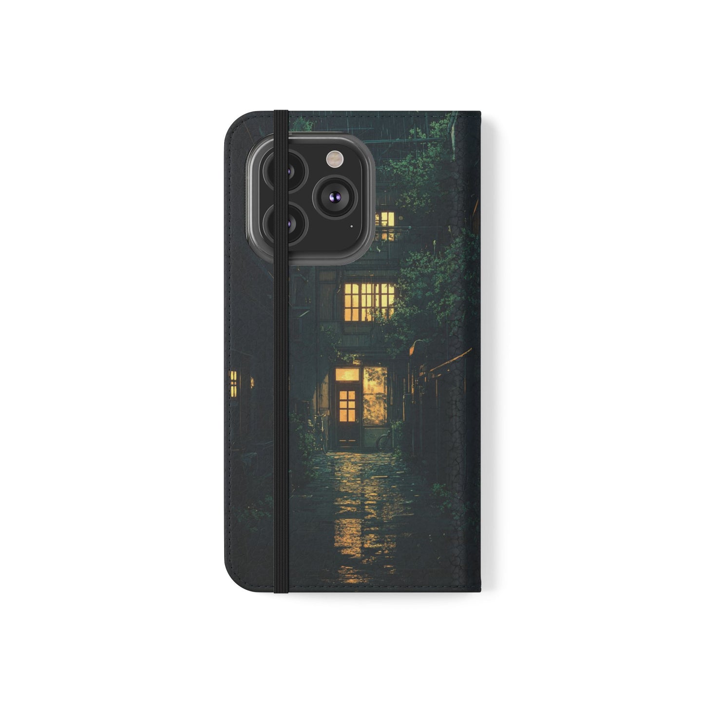 Rainy Alley - Wallet Flip Case