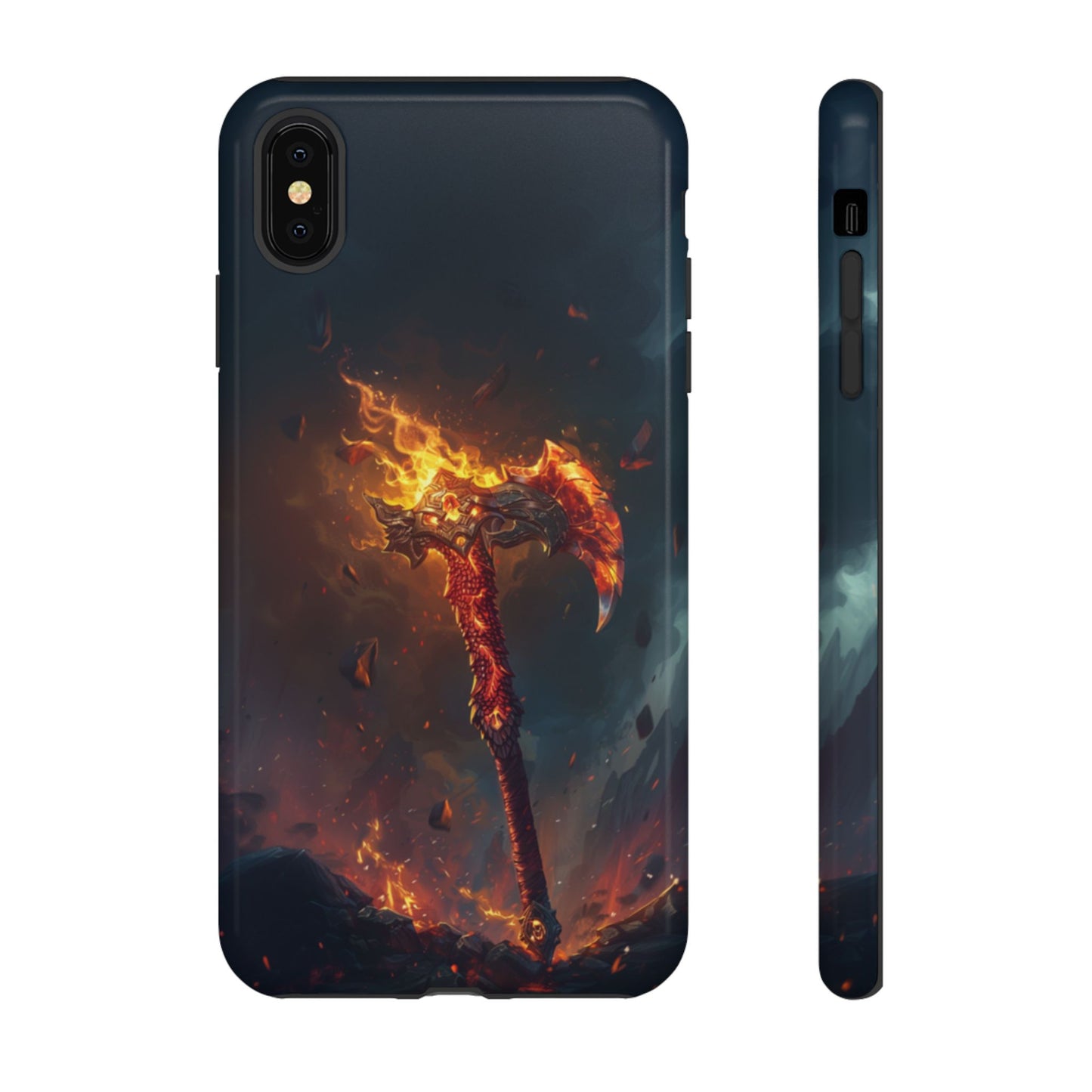 Dragon Fire Axe - Tough iPhone Case
