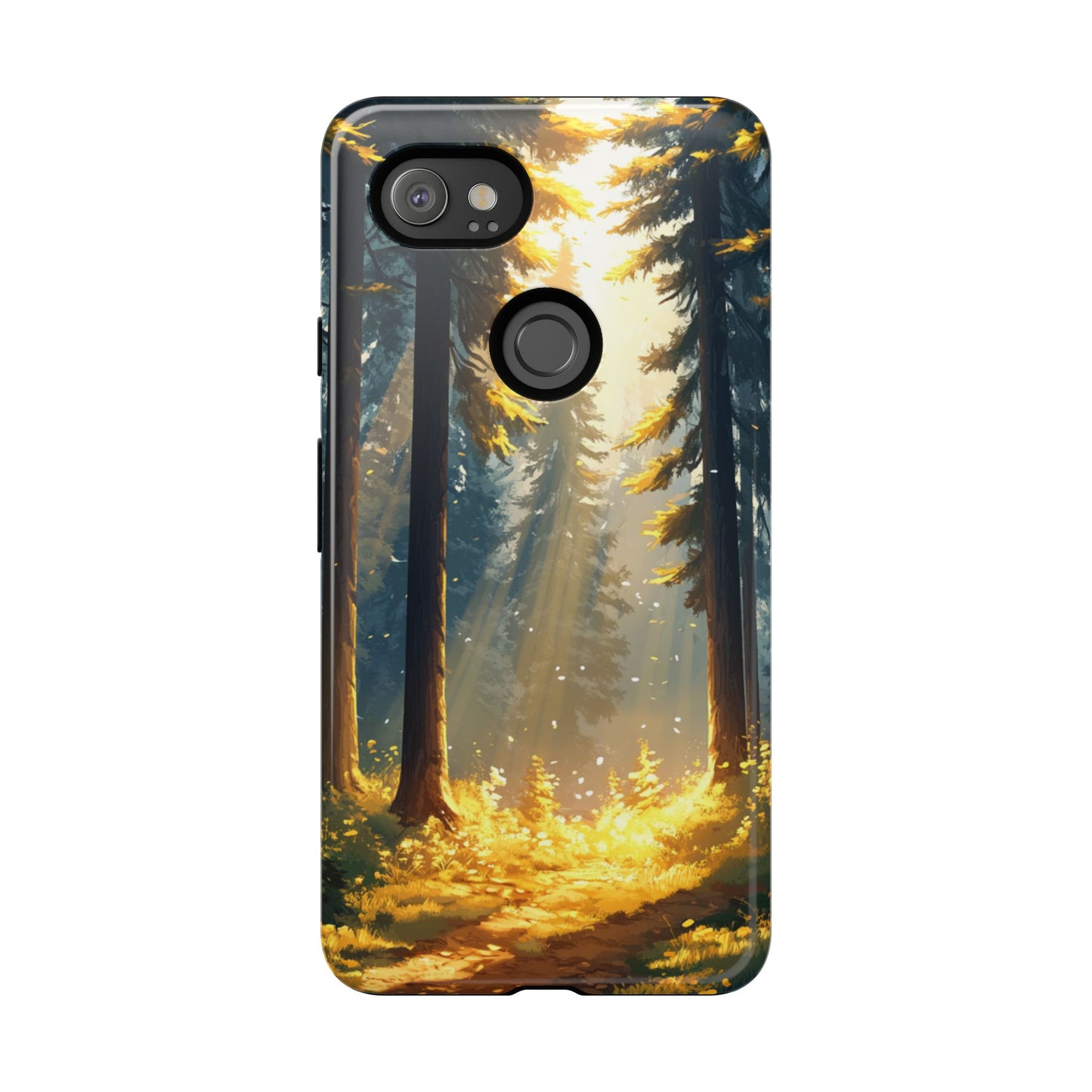 Golden Forest Path – Tough Google Pixel Case