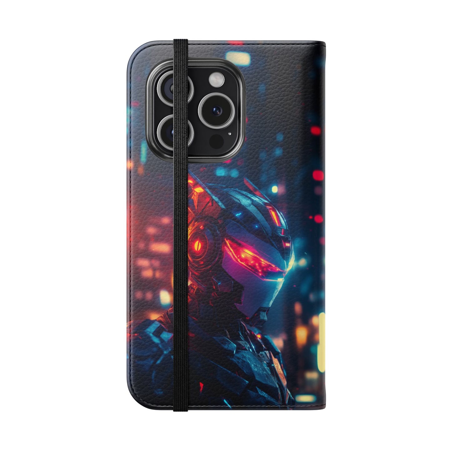 Neon Cyborg - Wallet Flip Case