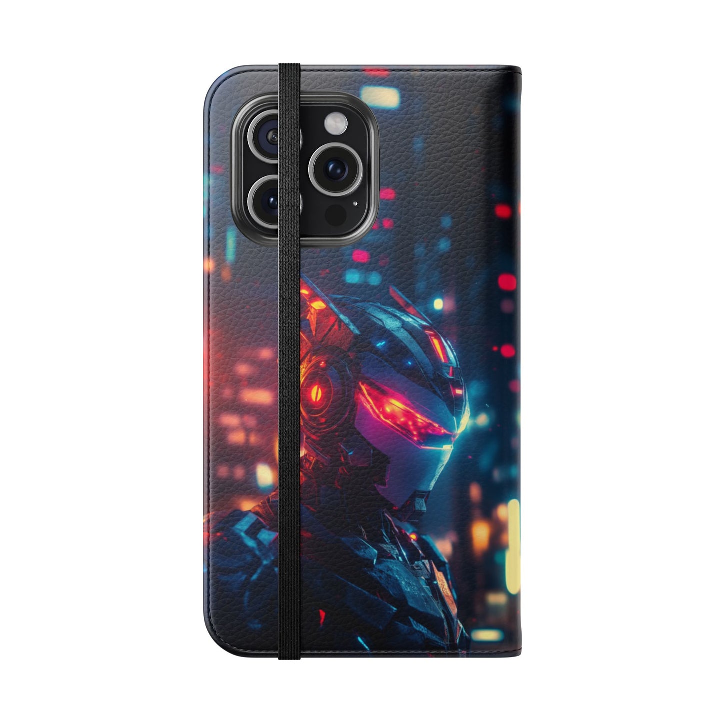 Neon Cyborg - Wallet Flip Case