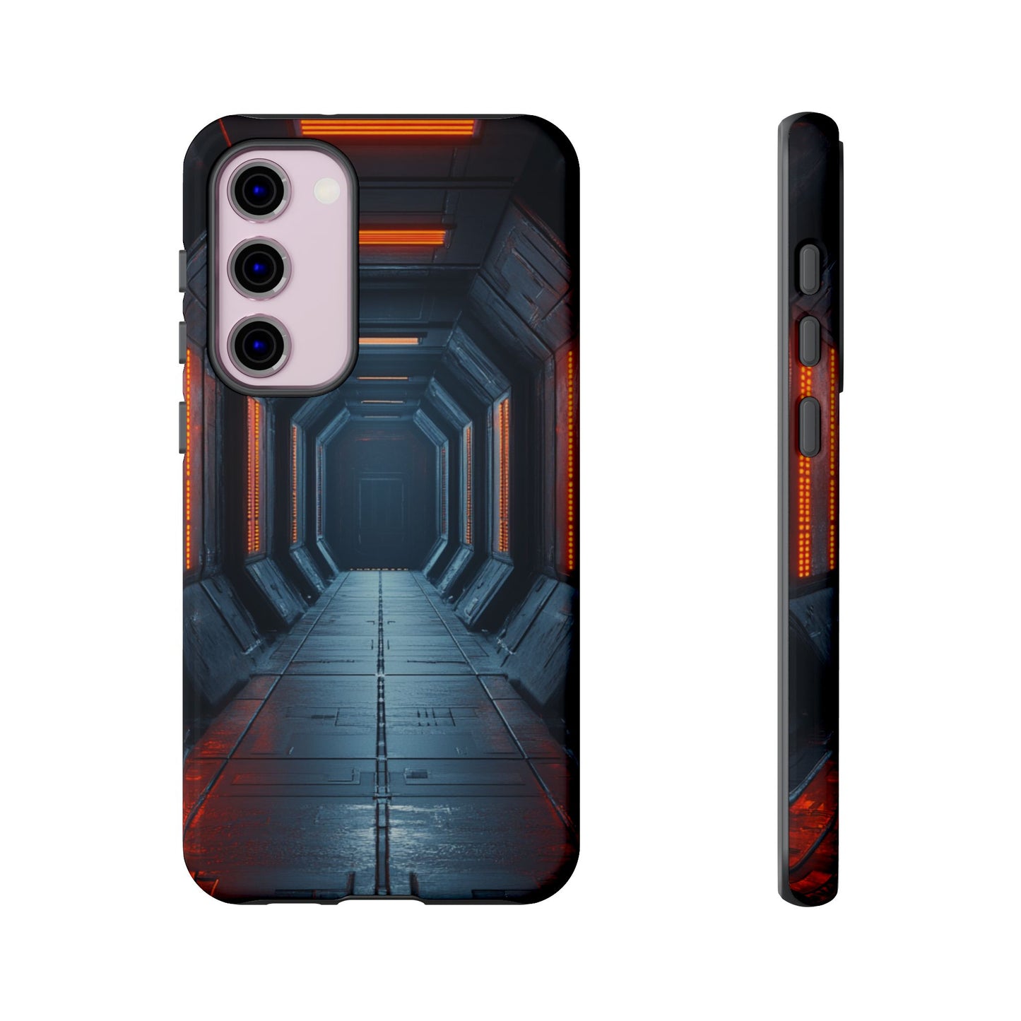 Red Alert Corridor – Tough Samsung Galaxy Case