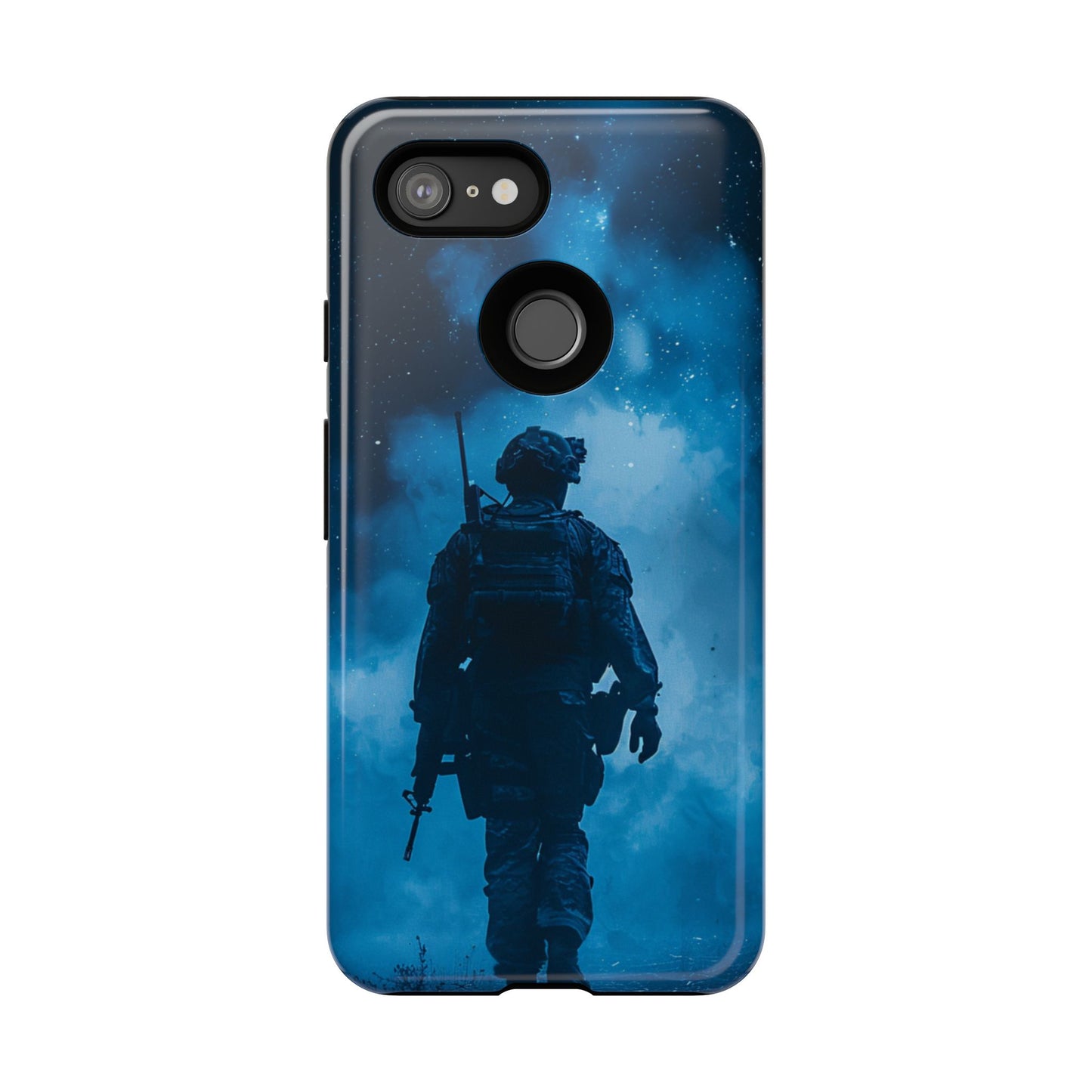 Midnight Sentinel Soldier – Tough Google Pixel Case