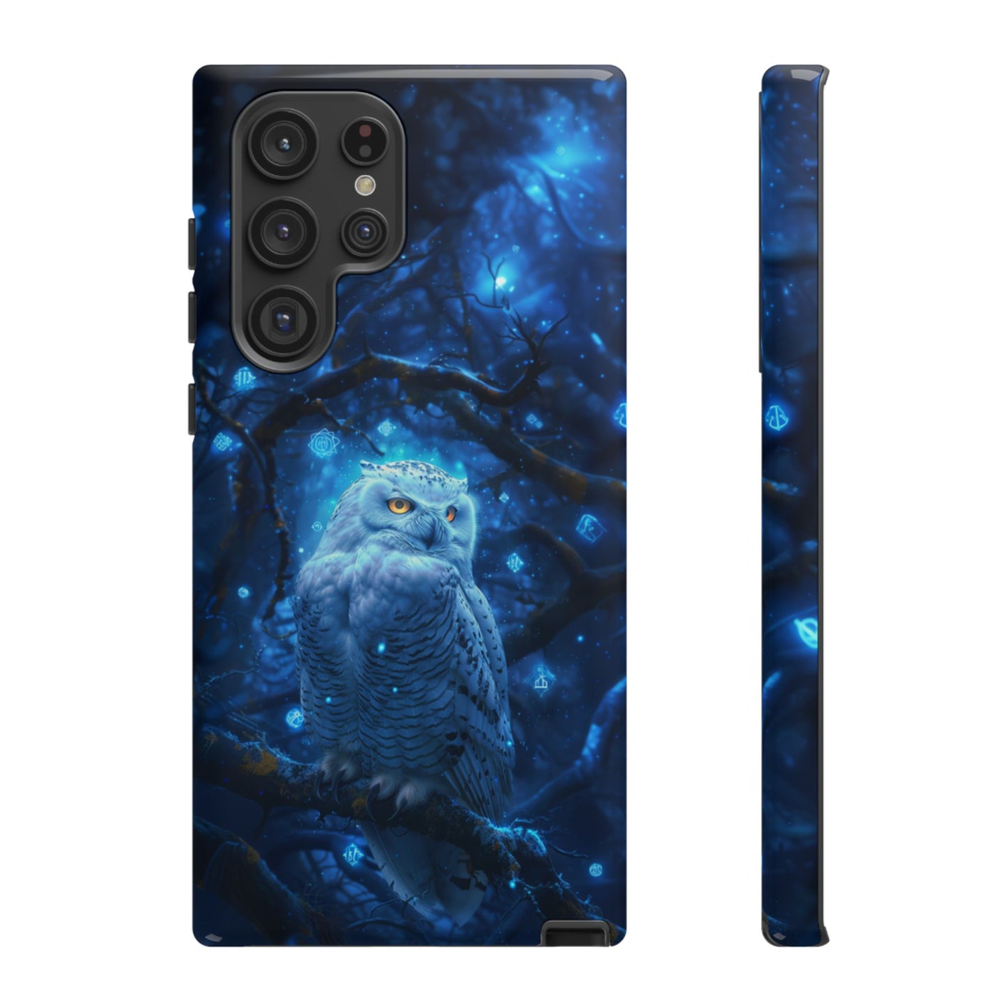 Luminous Rune Owl – Tough Samsung Galaxy Case