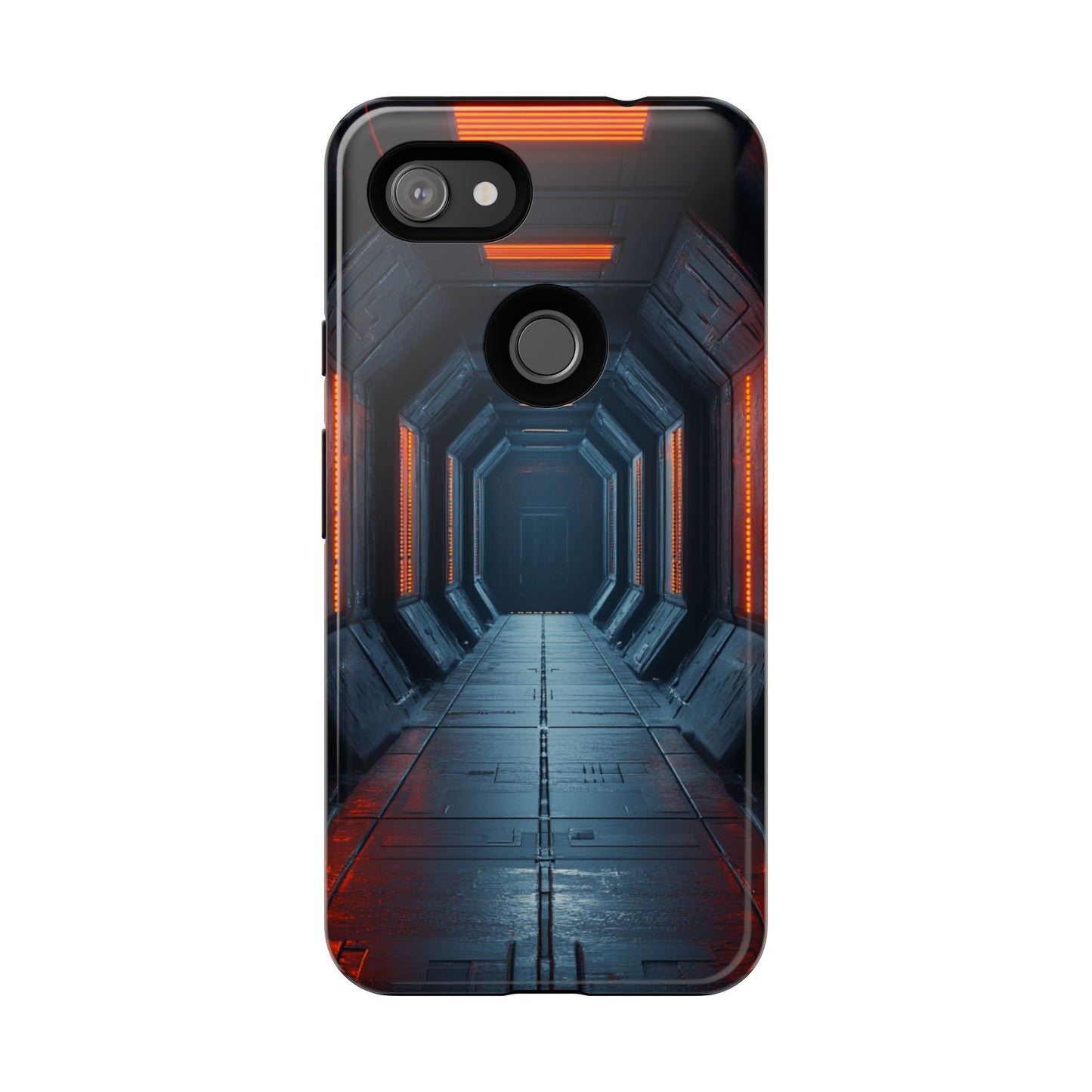 Red Alert Corridor – Tough Google Pixel Case