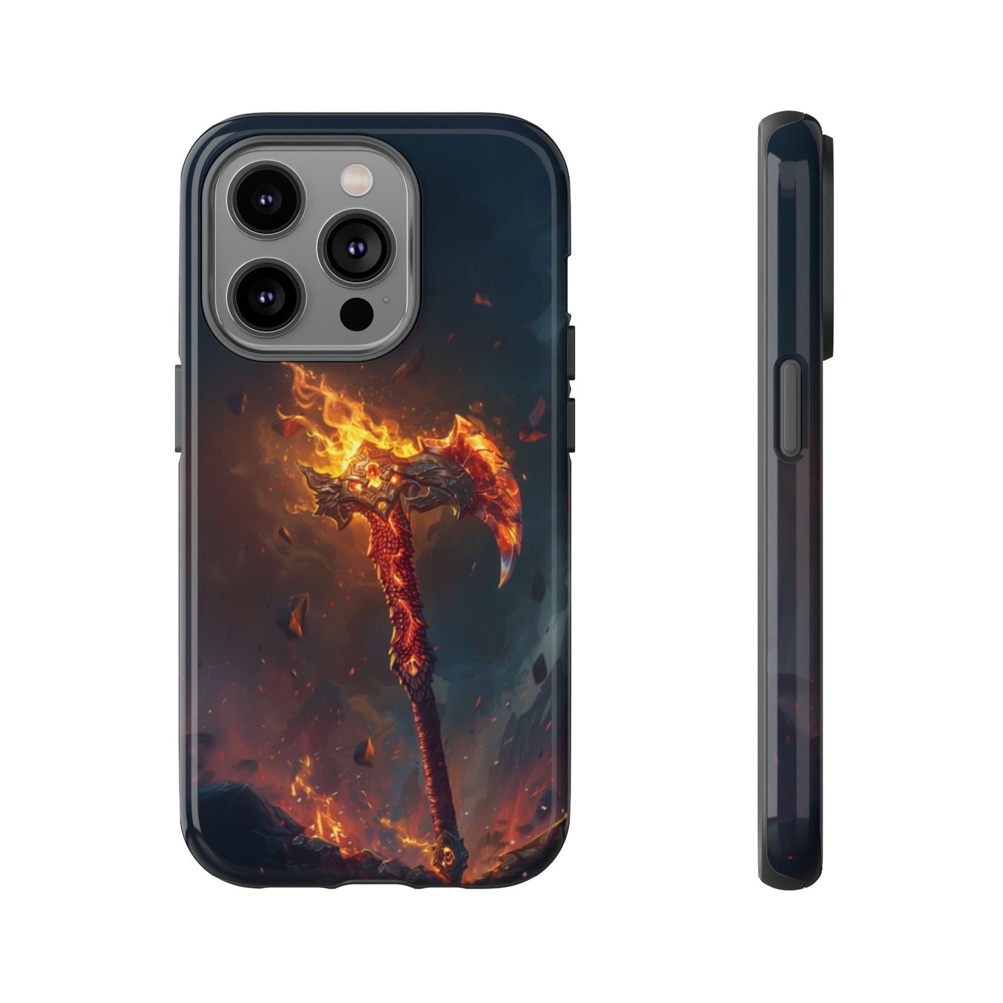 Dragon Fire Axe - Tough iPhone Case