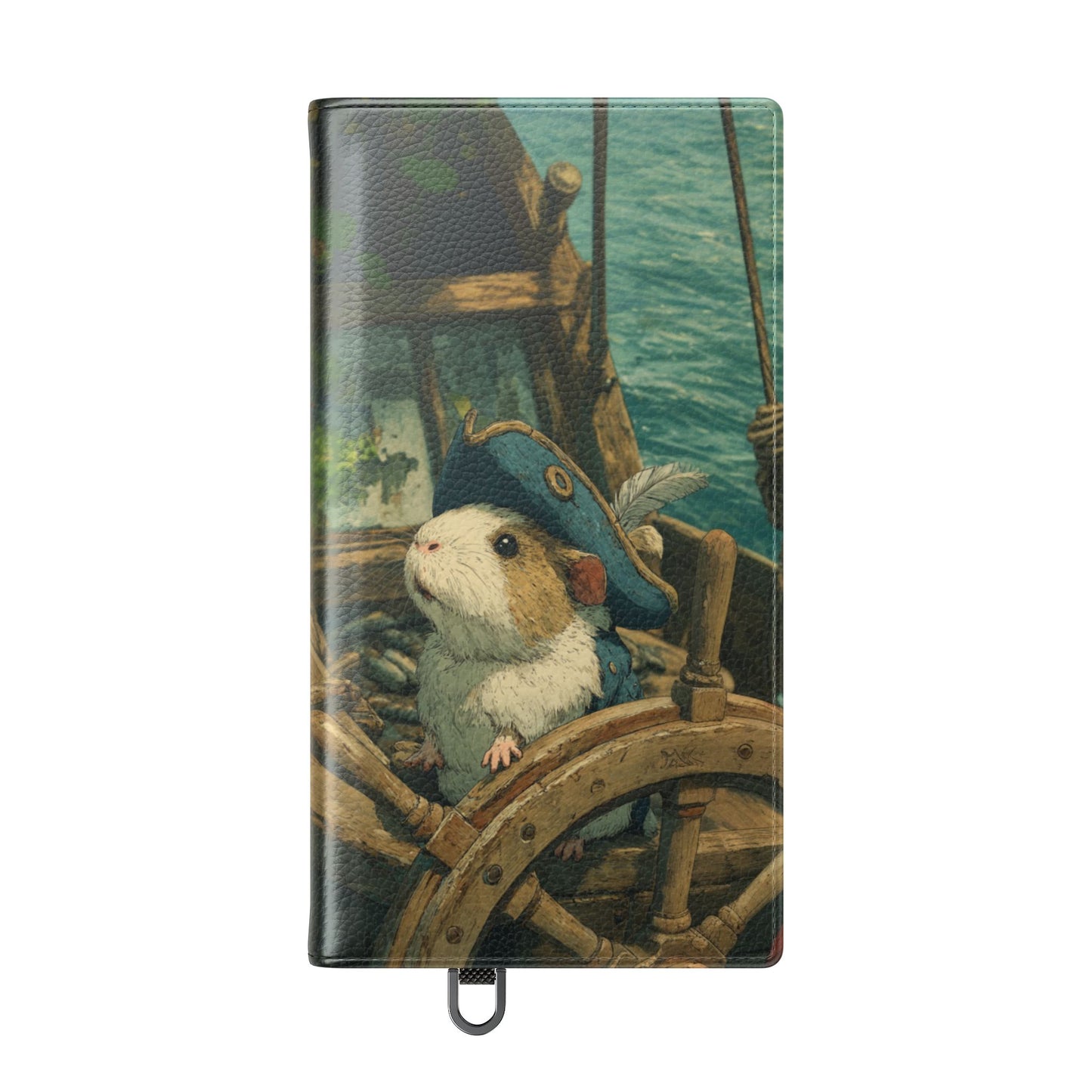 Pirate Captain Guinea Pig - Wallet Flip Case