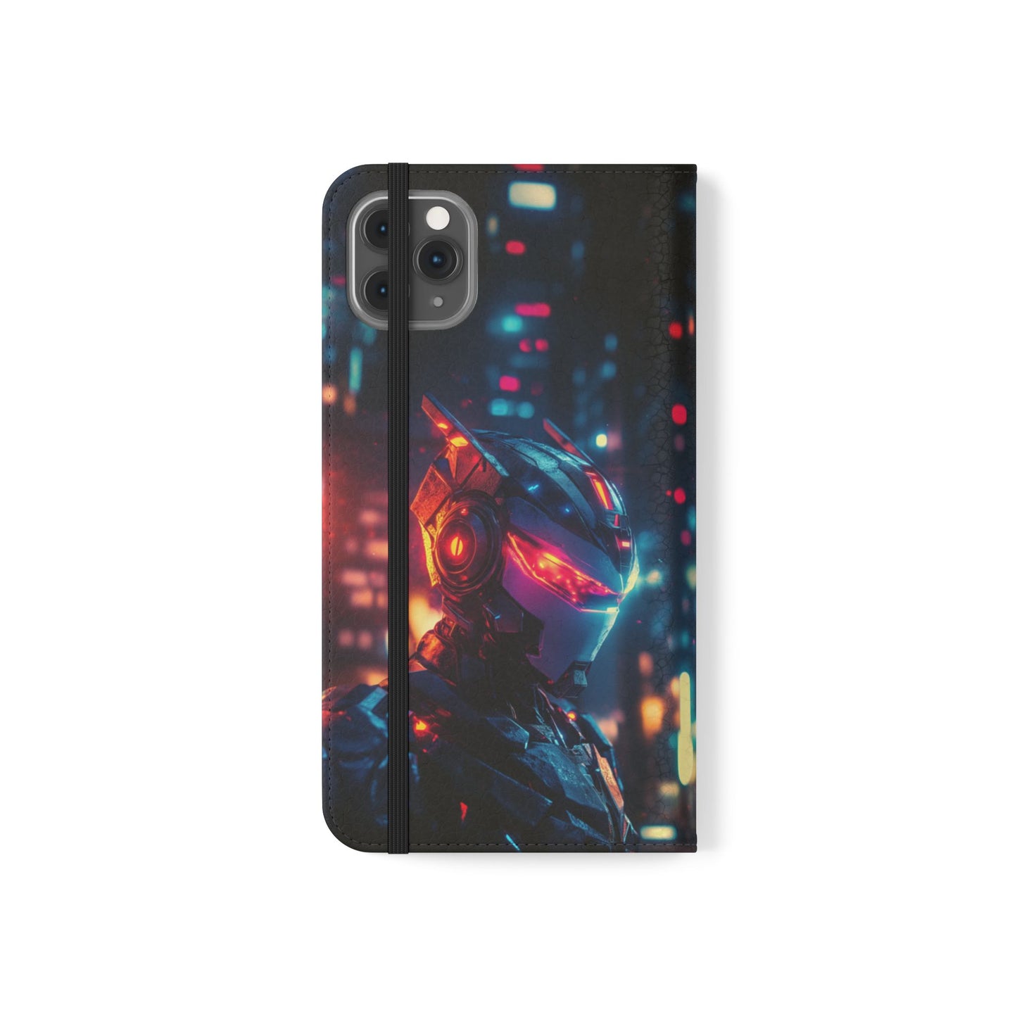 Neon Cyborg - Wallet Flip Case