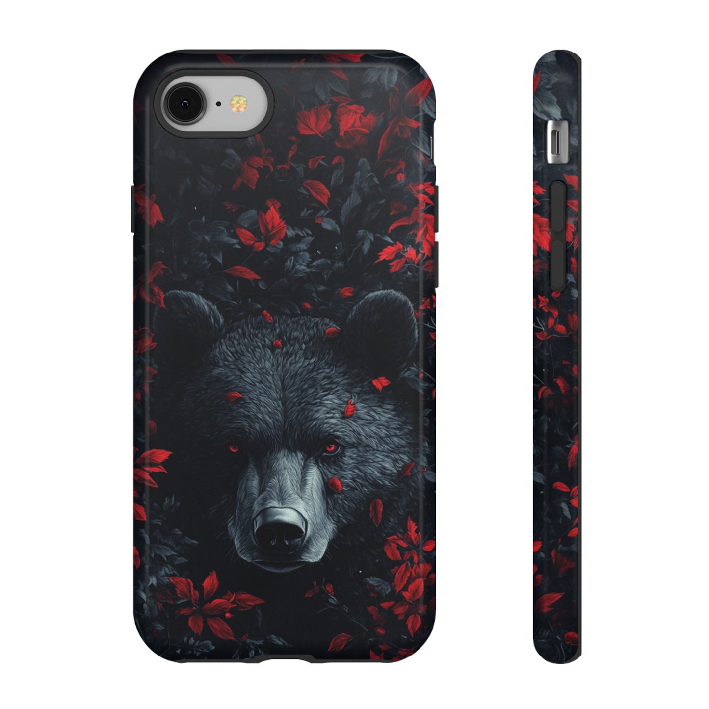 Crimson Bear Thicket – Tough iPhone Case