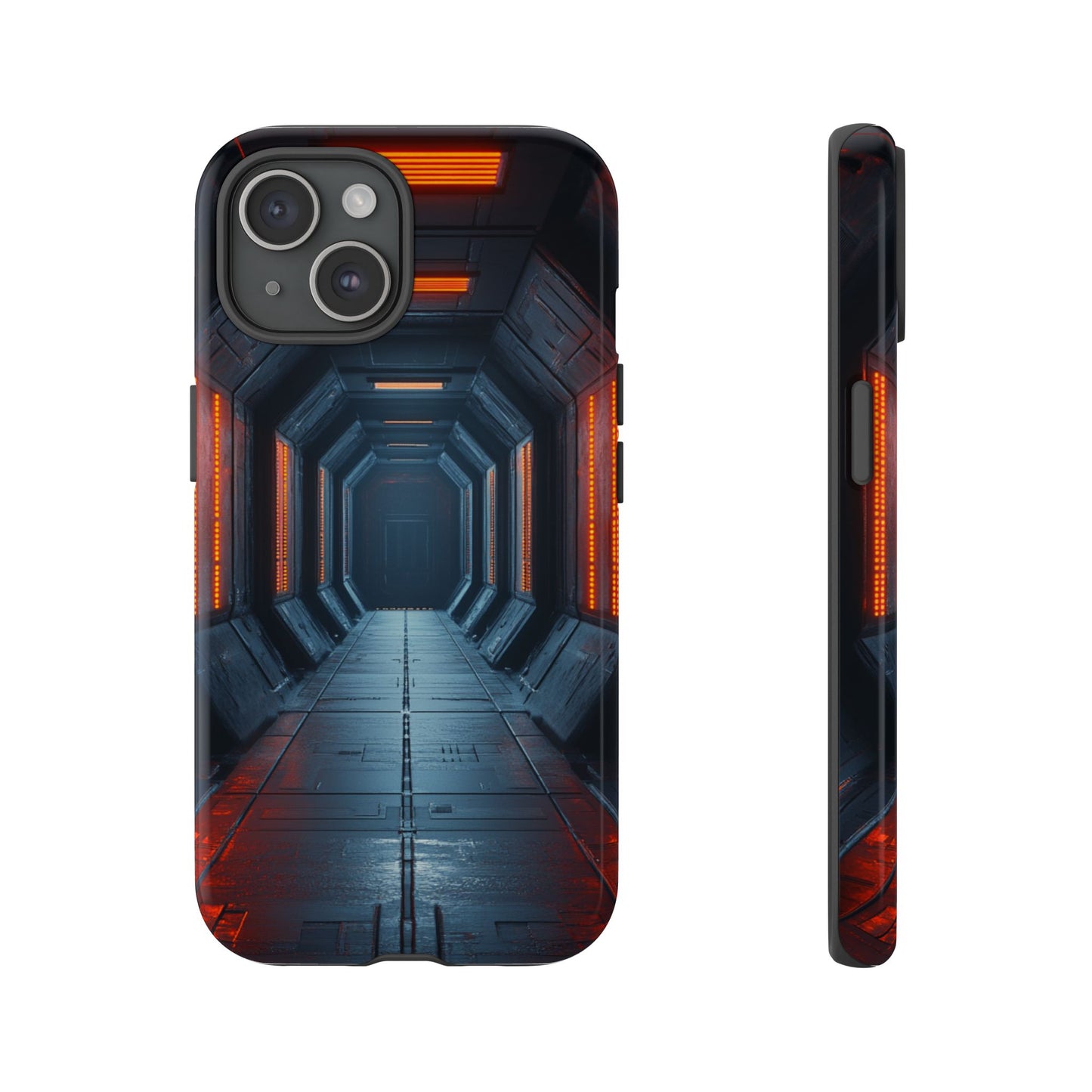 Red Alert Corridor – Tough iPhone Case